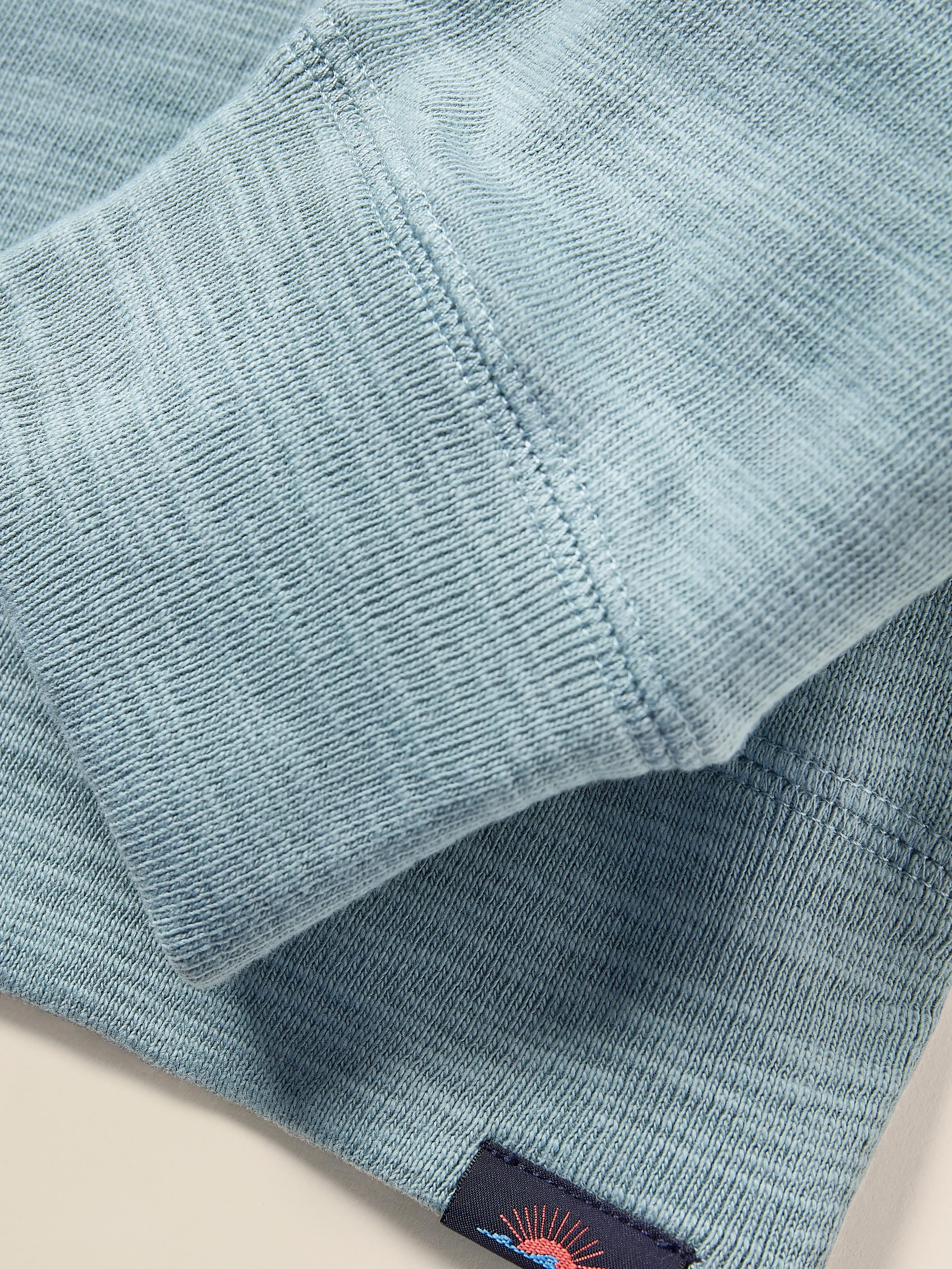 Sunwashed Midweight Organic Hoodie - Ocean Glass sold by Faherty product image thumbnail 2