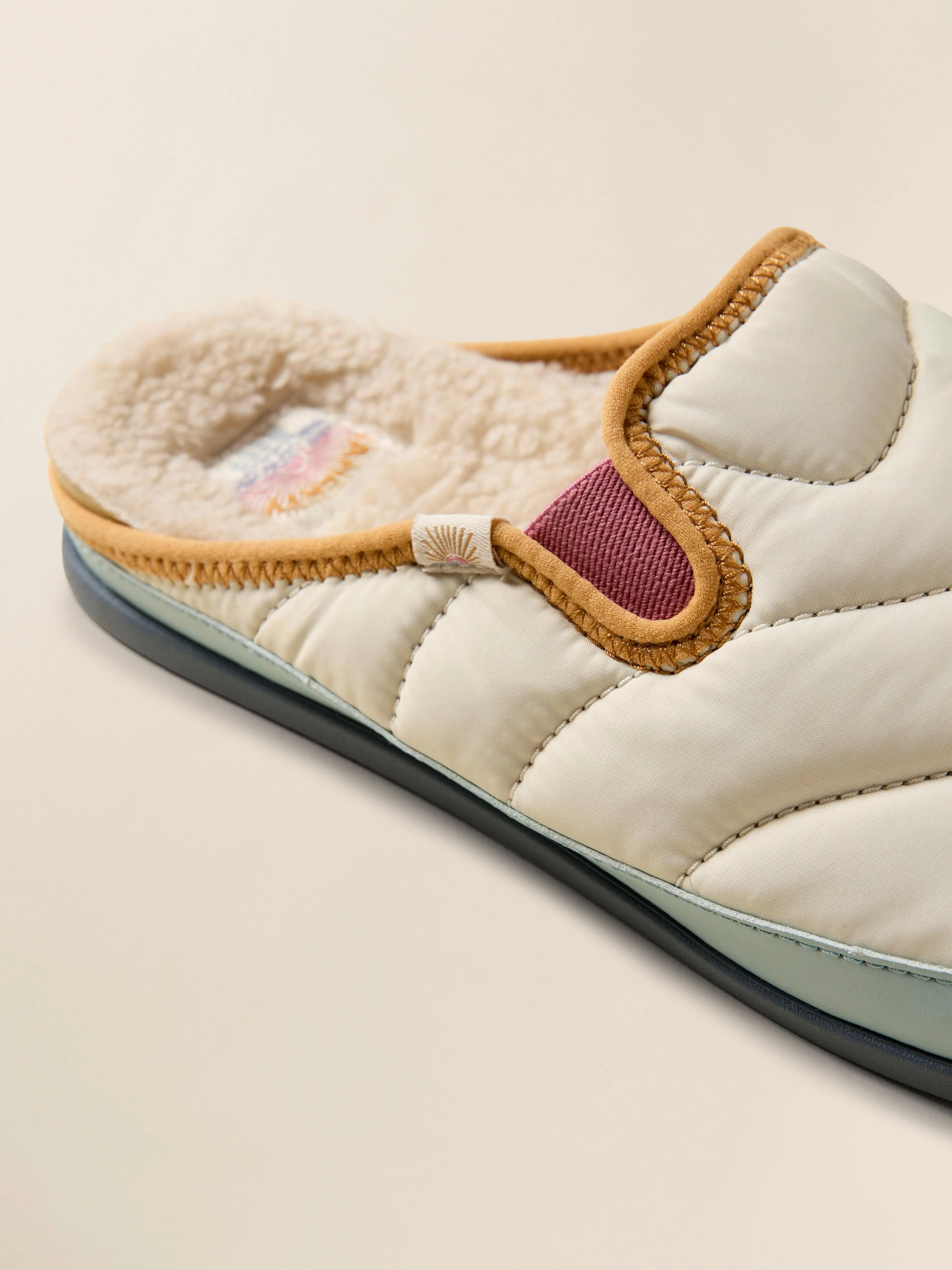 Faherty X Reef Women's Slipper Scuff - Ivory sold by Faherty product image thumbnail 2