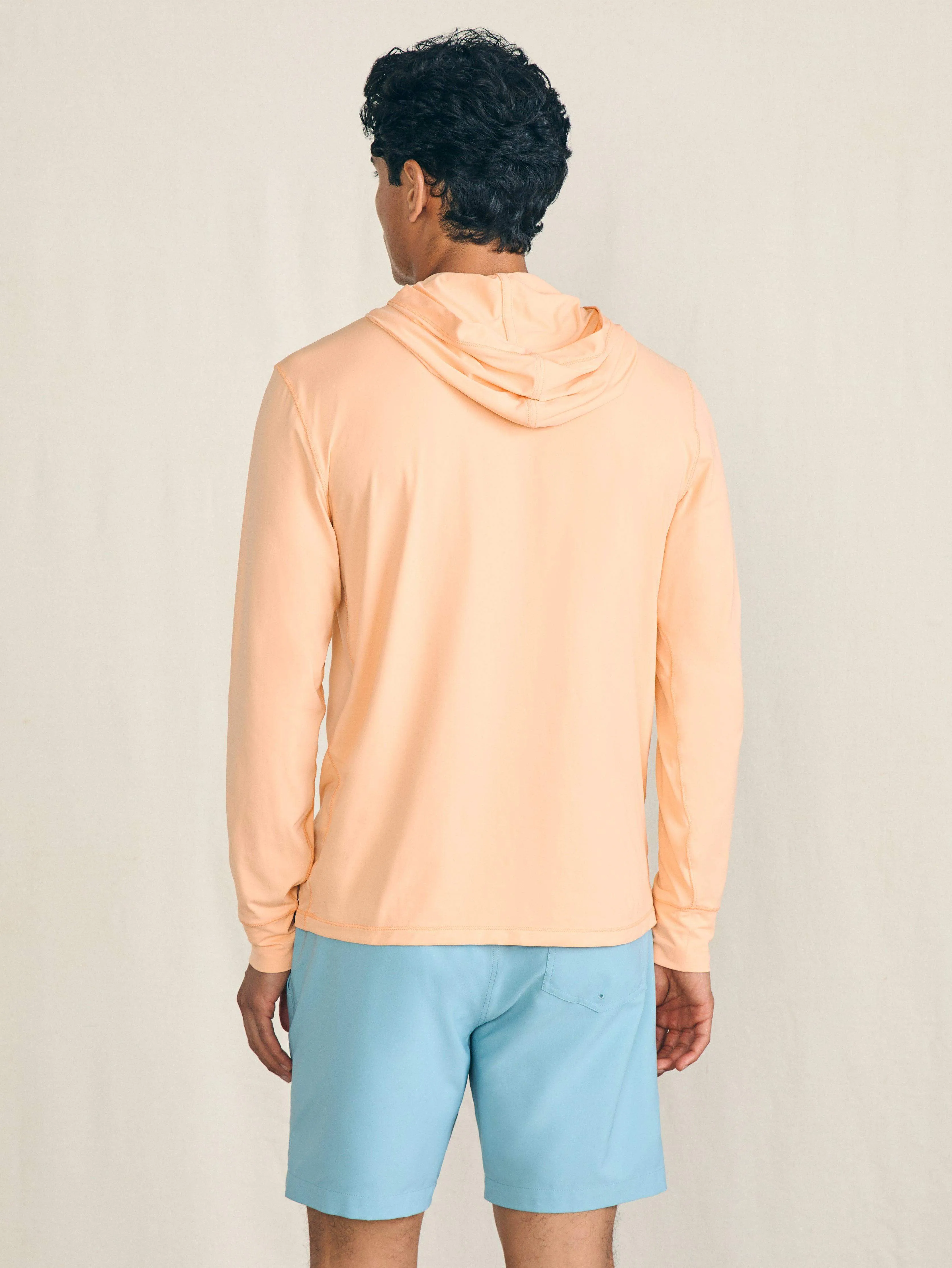 Shorelite Tech Hoodie - Passion Peach sold by Faherty product image thumbnail 5