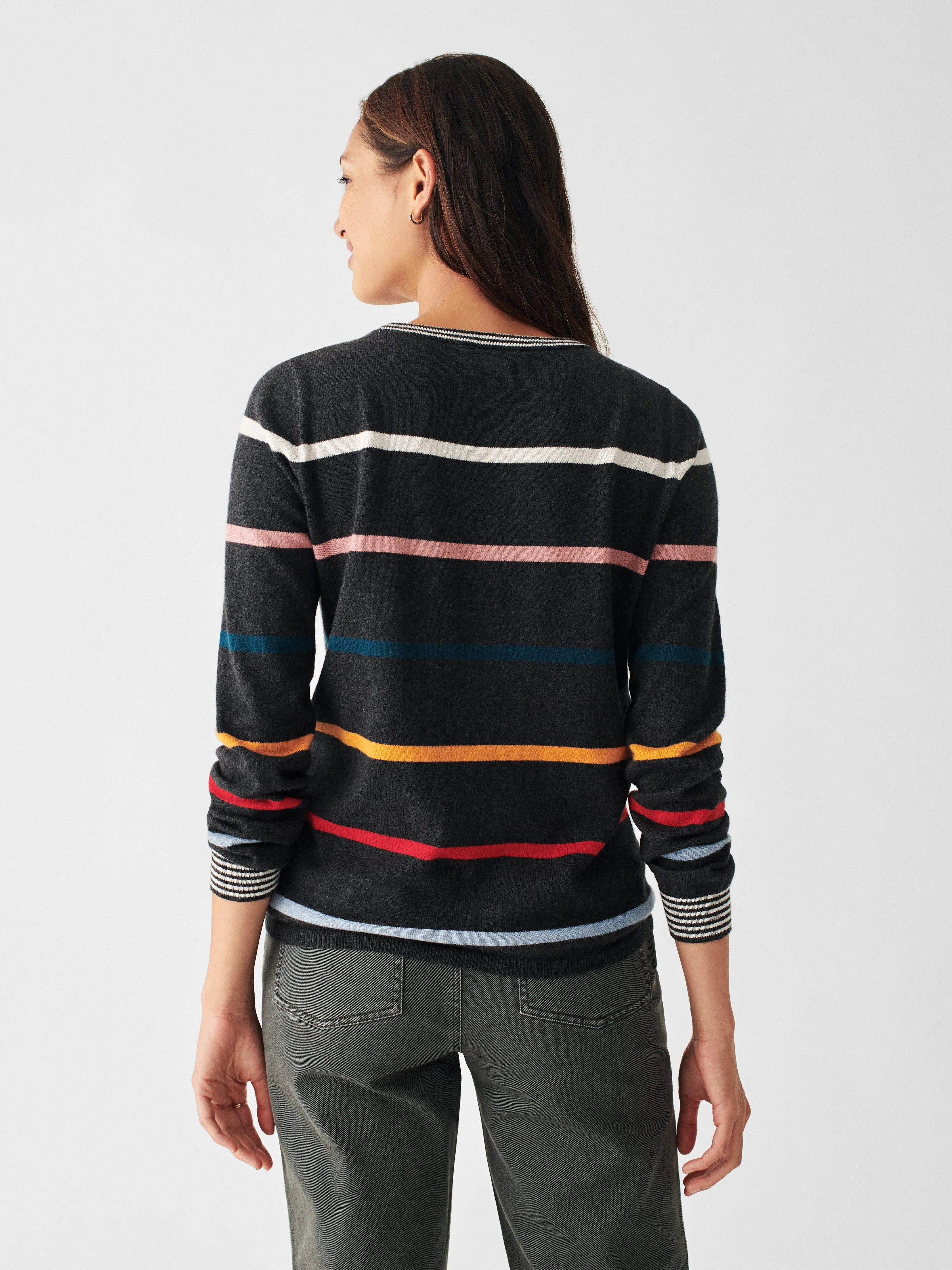Surf Sweater - Multi Ski Stripe sold by Faherty product image thumbnail 4