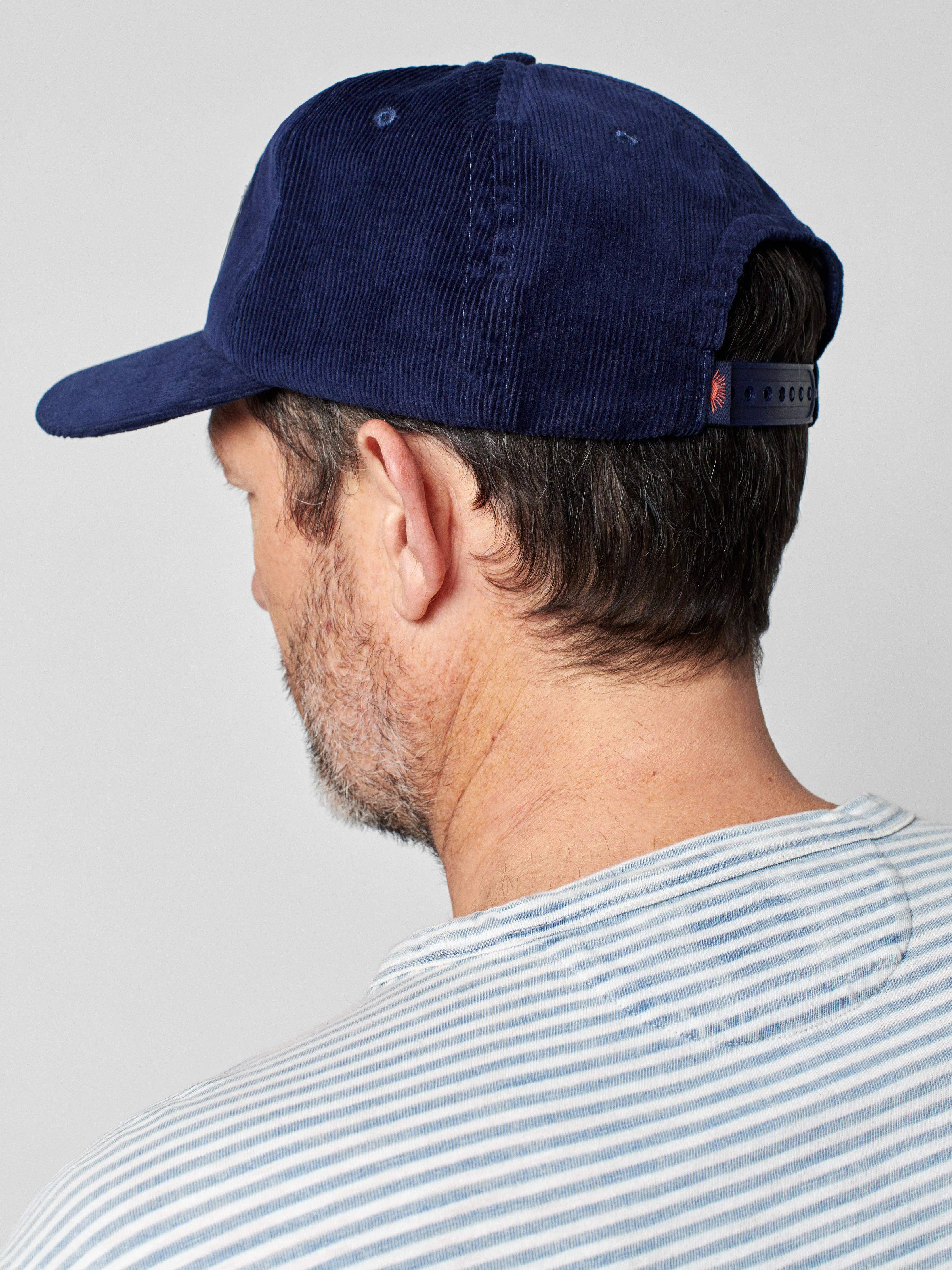 Summer Shore Cord Hat - Navy sold by Faherty product image thumbnail 3