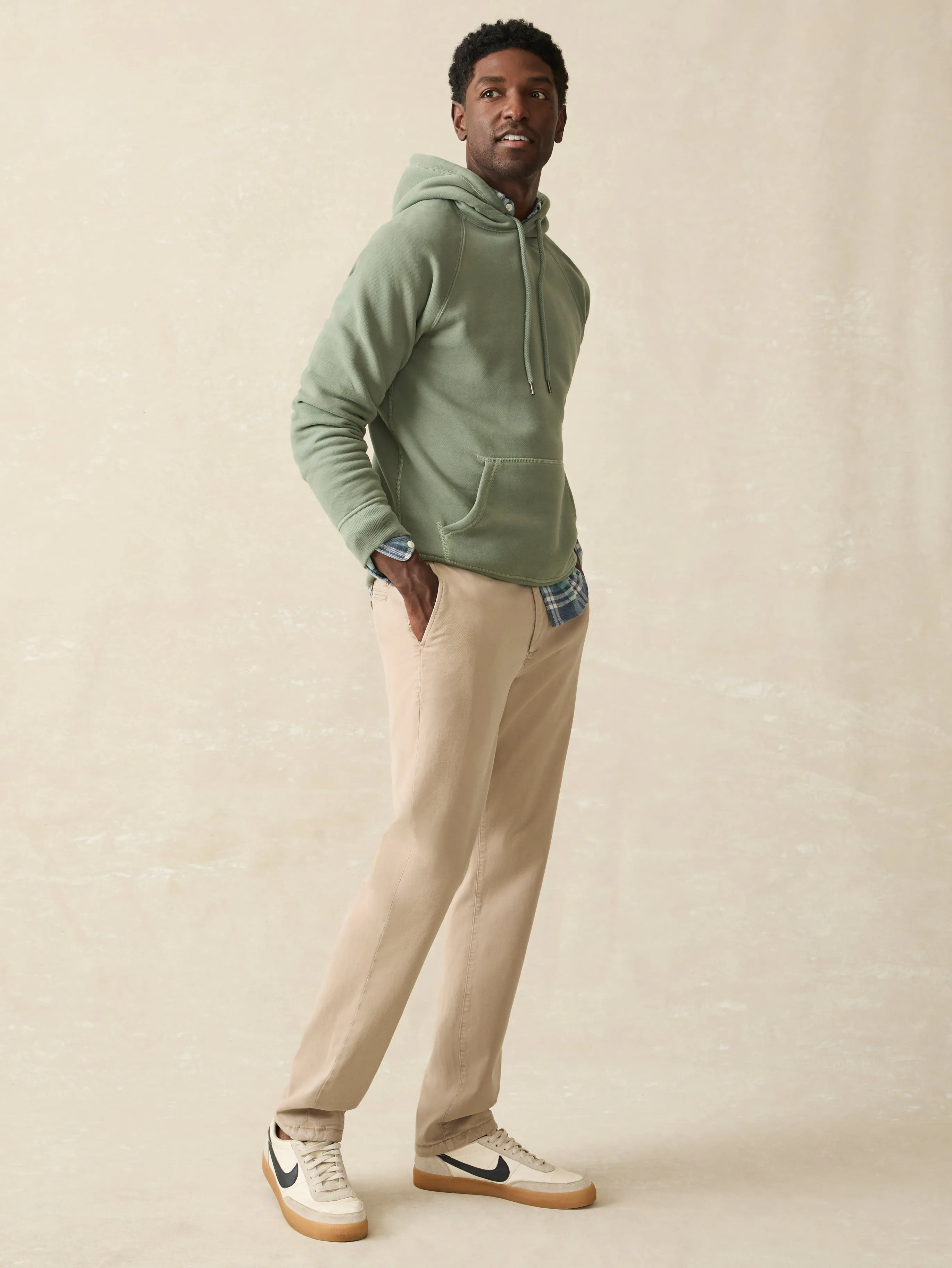 Coastline Chino - Utility Khaki sold by Faherty product image thumbnail 3