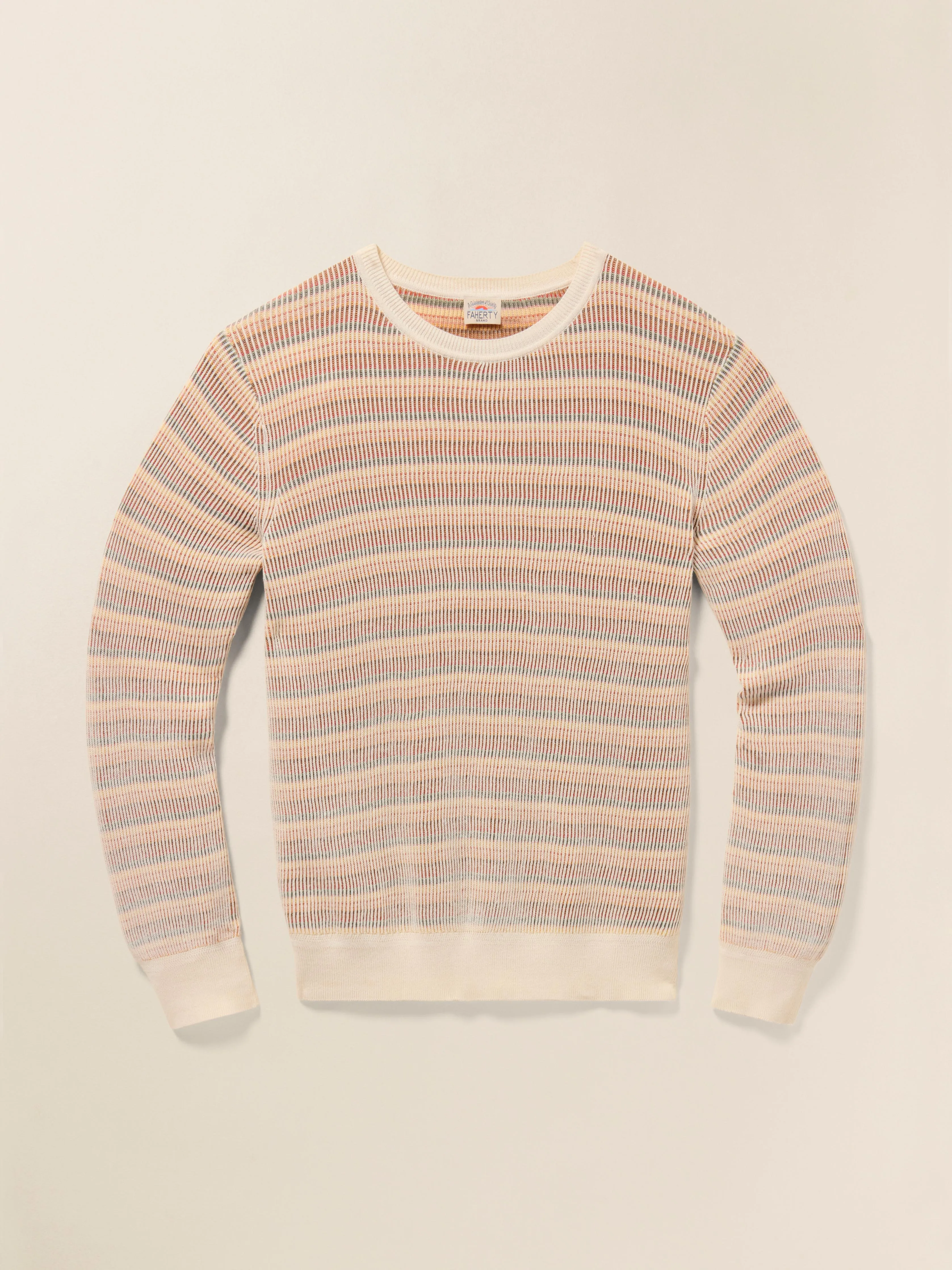 Sunwashed Crewneck Sweater - Desert Hills sold by Faherty product image thumbnail 4