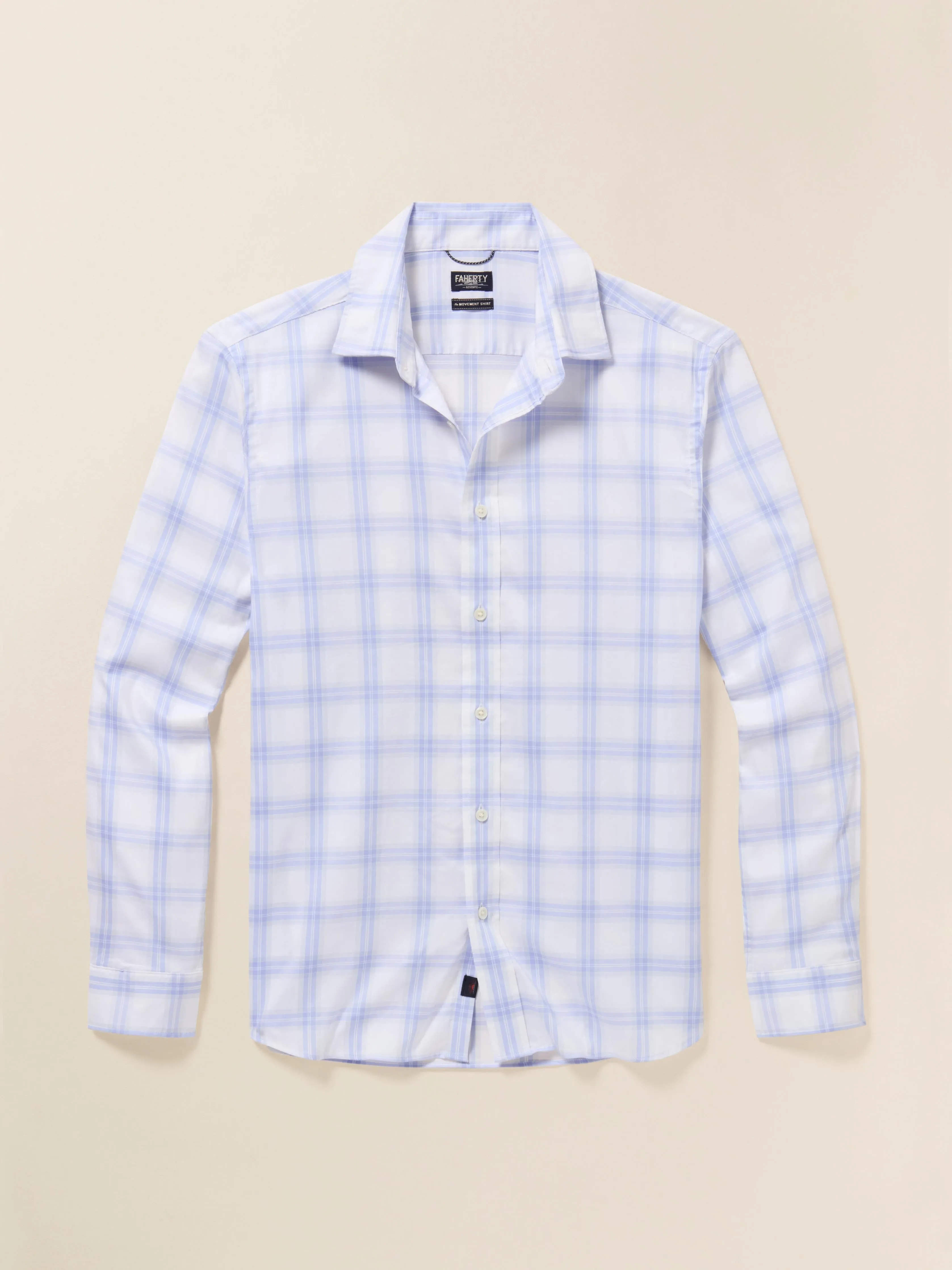 Movement™ Shirt - Iris River Plaid sold by Faherty product image thumbnail 4