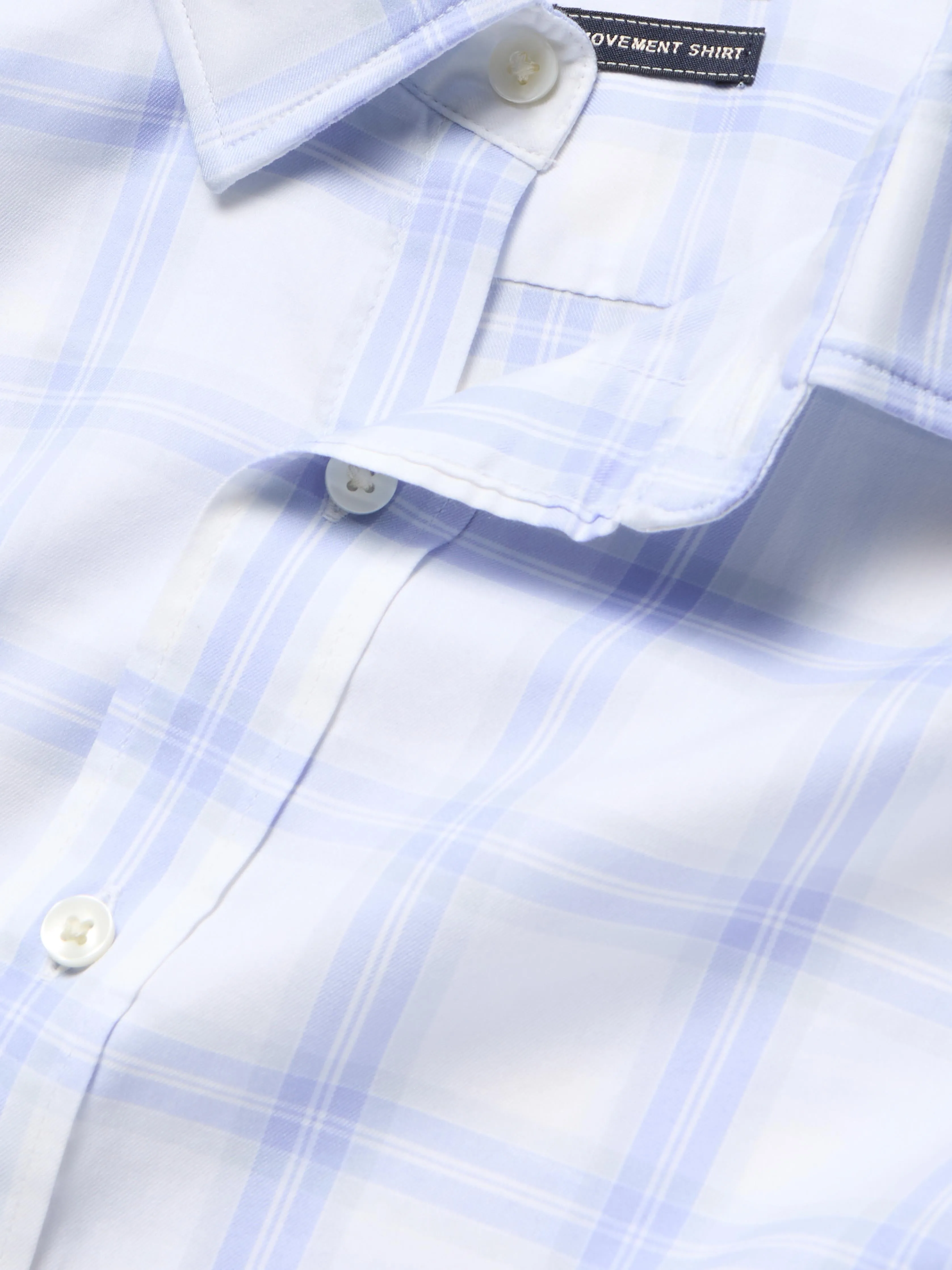 Movement™ Shirt - Iris River Plaid sold by Faherty product image thumbnail 3