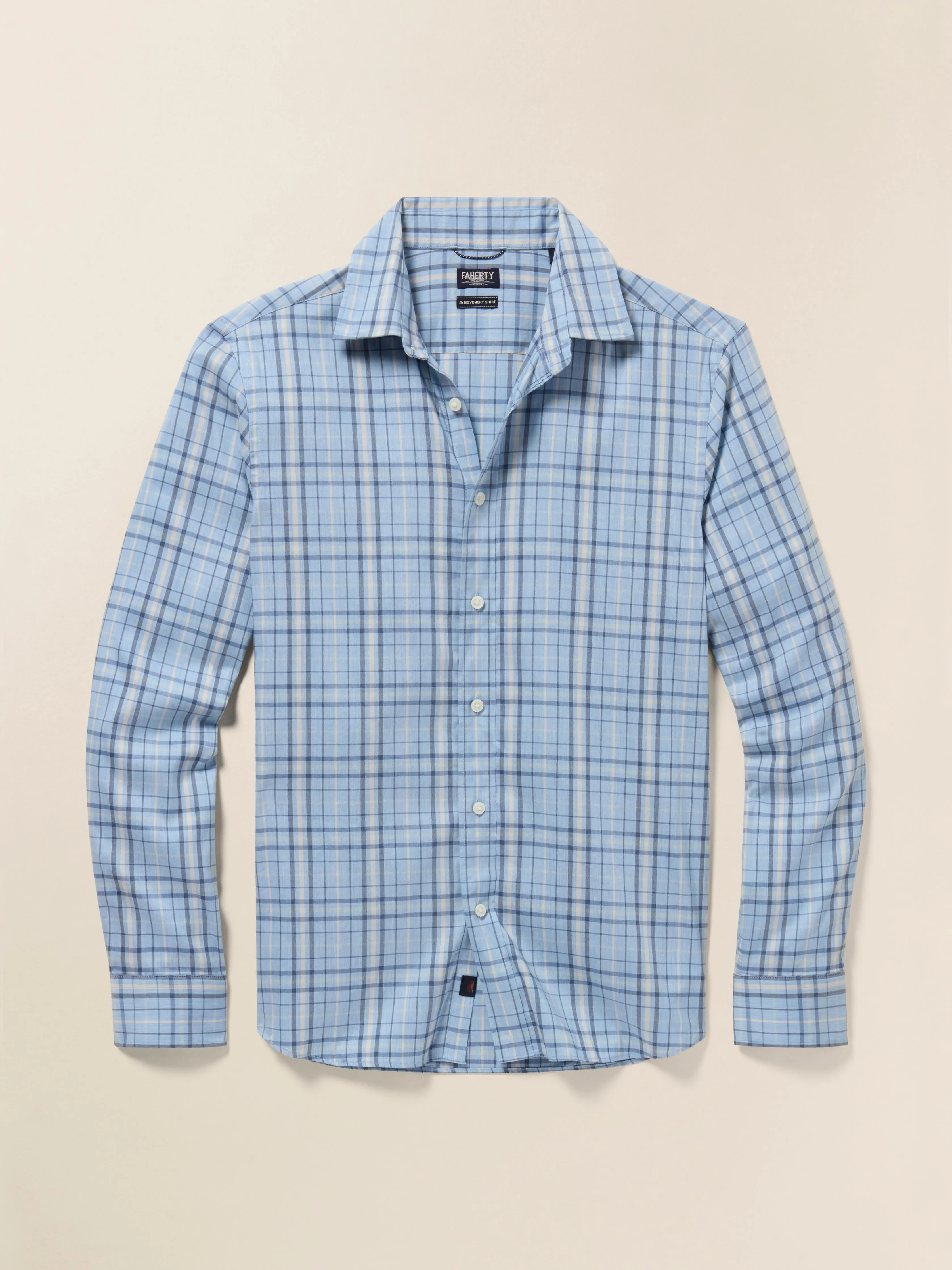 Movement™ Shirt - Rocky Lake Plaid sold by Faherty product image thumbnail 3