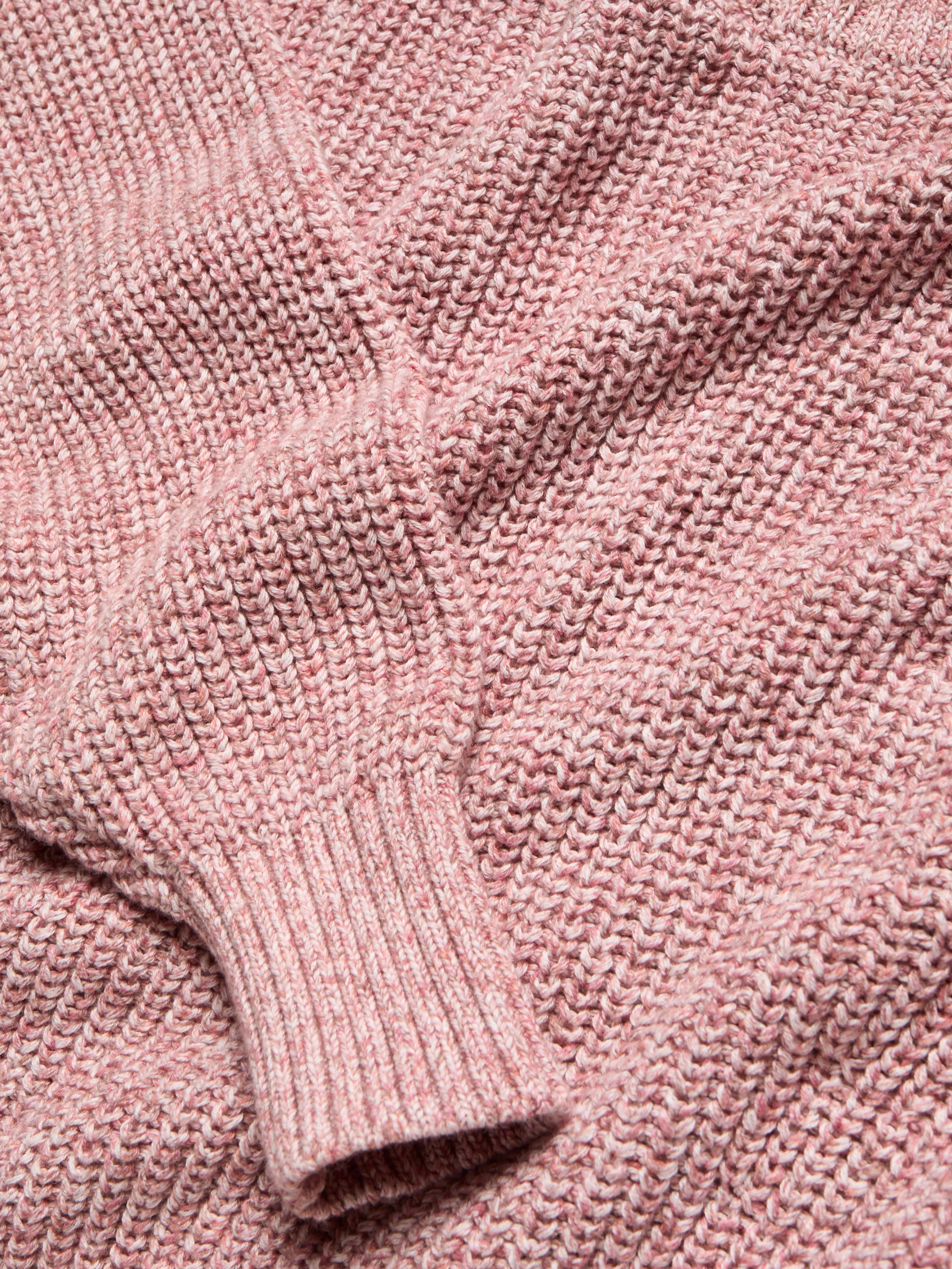 Sunwashed Cotton Fisherman Sweater - Seashell Blush sold by Faherty product image thumbnail 5