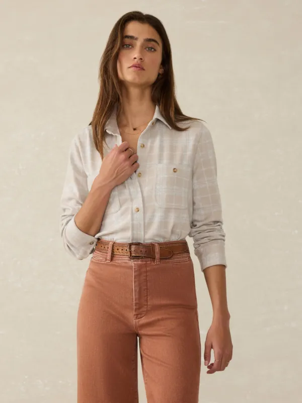 Legend™ Sweater Shirt - Desert Plains Plaid sold by Faherty