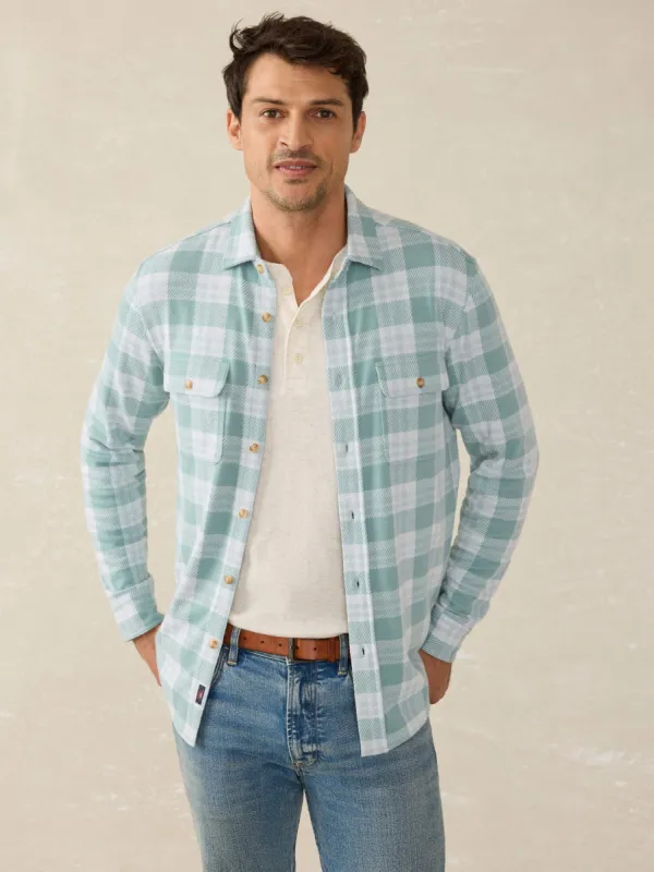 Legend™ Sweater Shirt - West Palm Plaid sold by Faherty