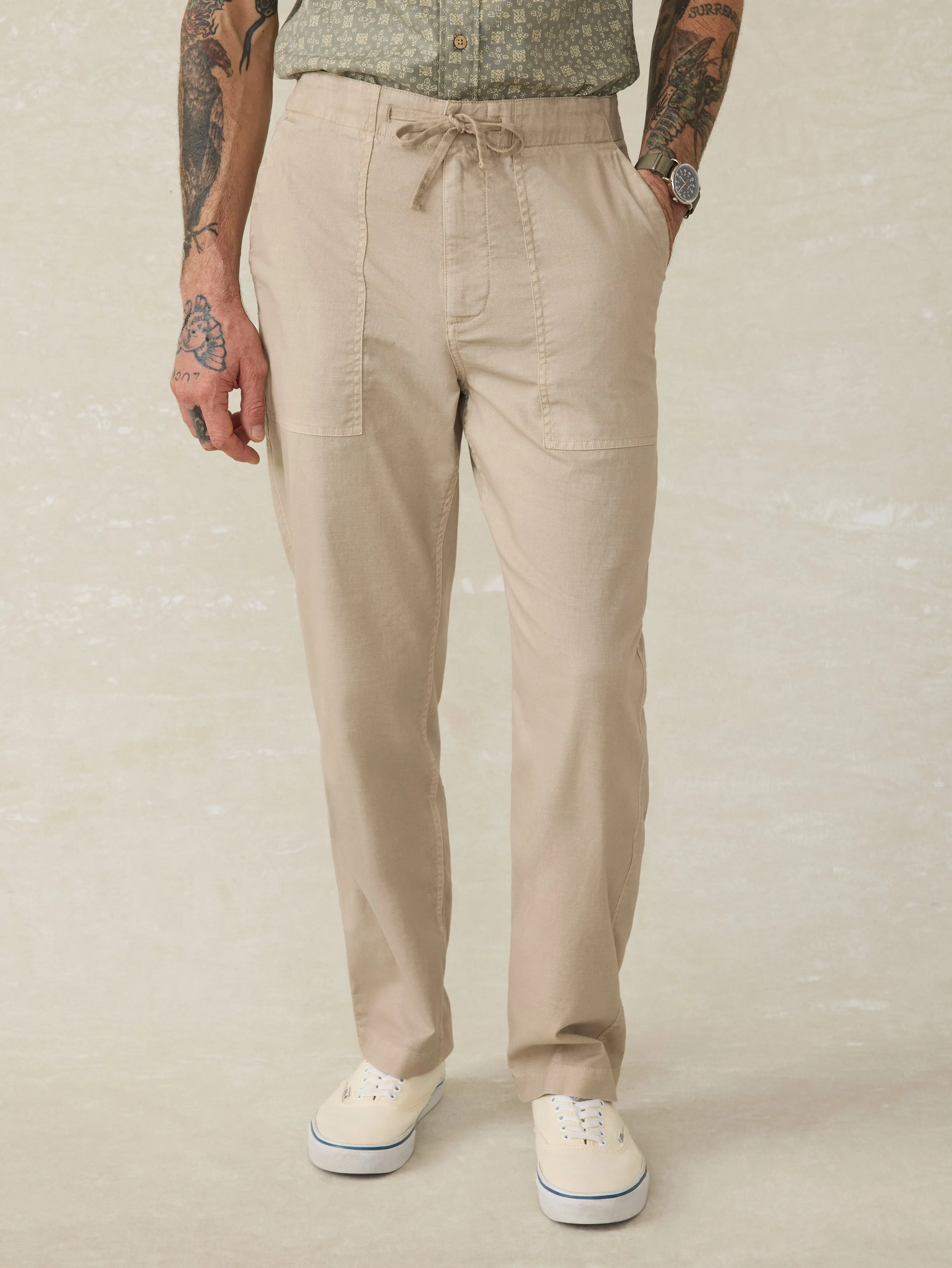 Dune Utility Pant - Sandy Dusk sold by Faherty