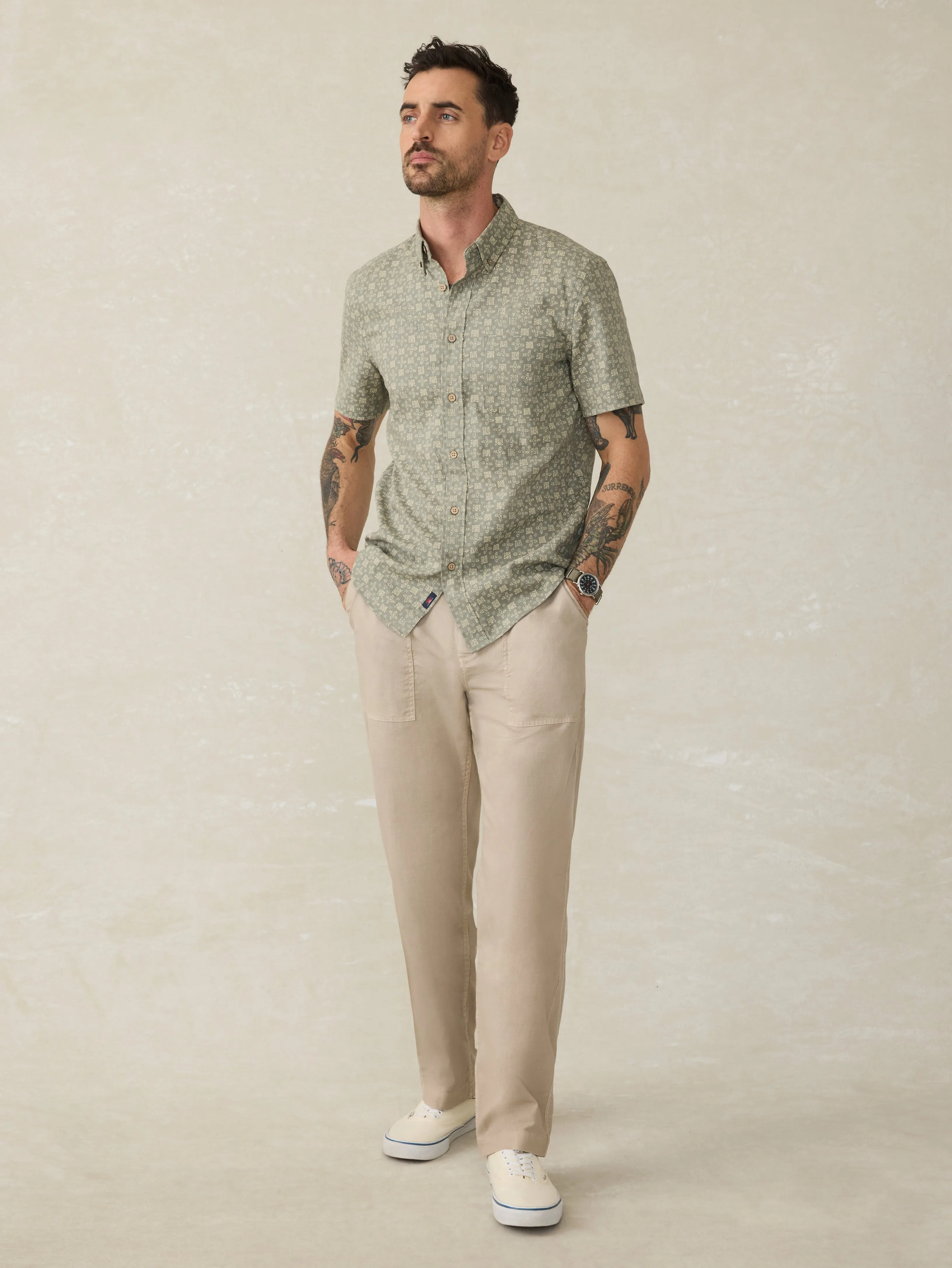 Dune Utility Pant - Sandy Dusk sold by Faherty product image thumbnail 4