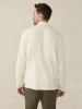 Long-Sleeve Field Knit Polo - Coastal Cream sold by Faherty