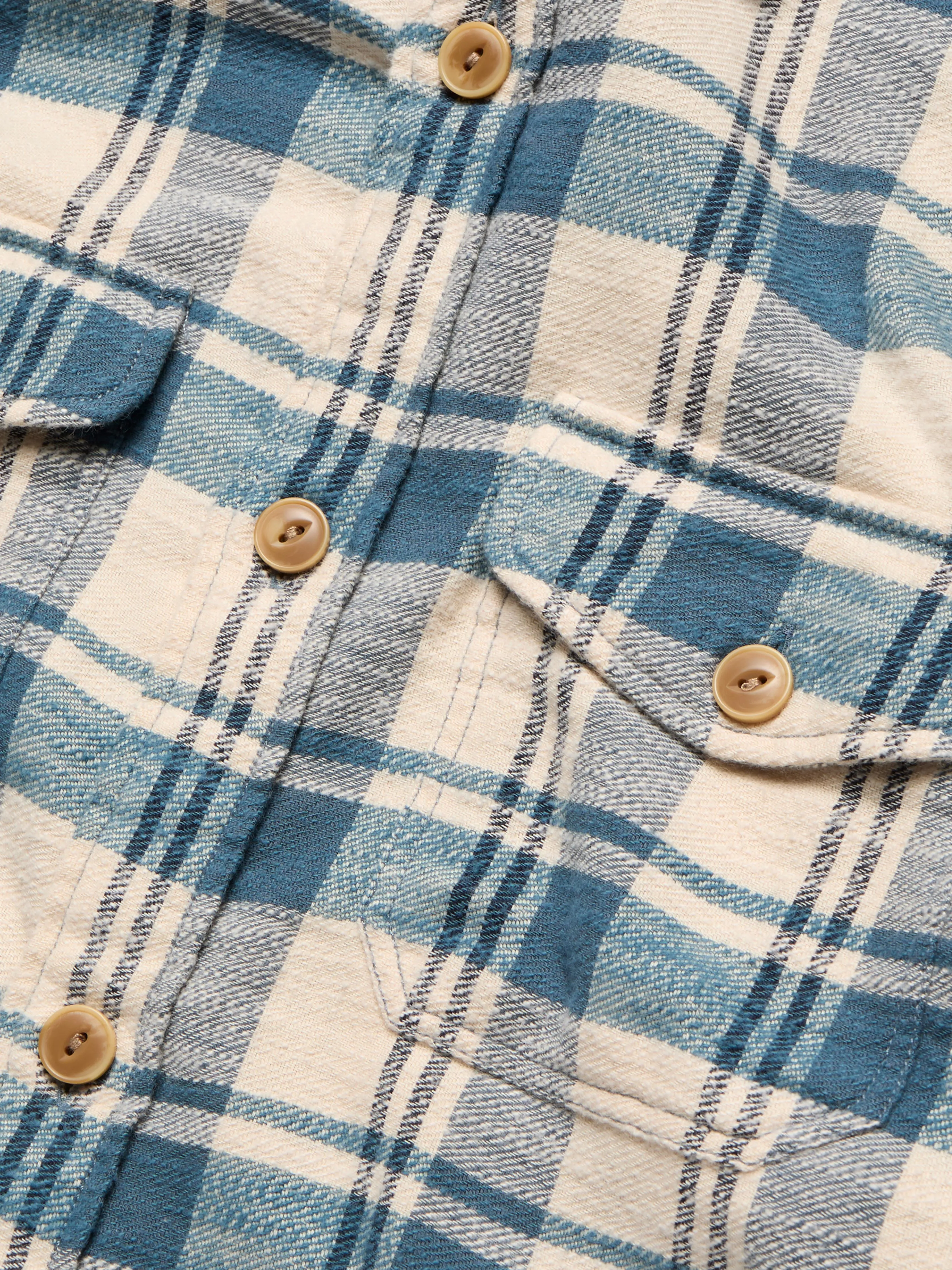 Mill Creek Overshirt - Mill Creek Plaid sold by Faherty product image thumbnail 3