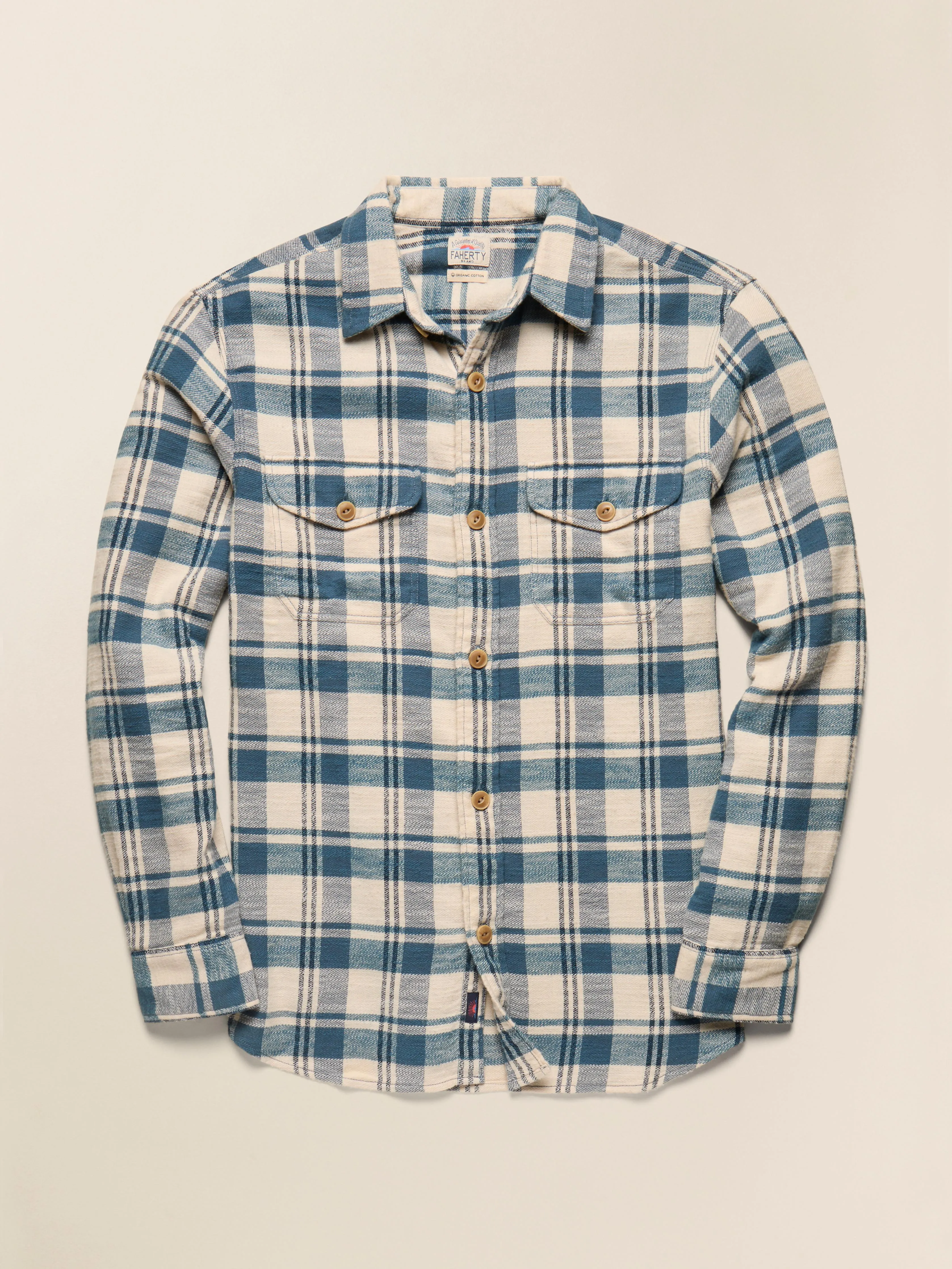 Mill Creek Overshirt - Mill Creek Plaid sold by Faherty product image thumbnail 4