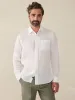 Laguna Linen Shirt - White sold by Faherty
