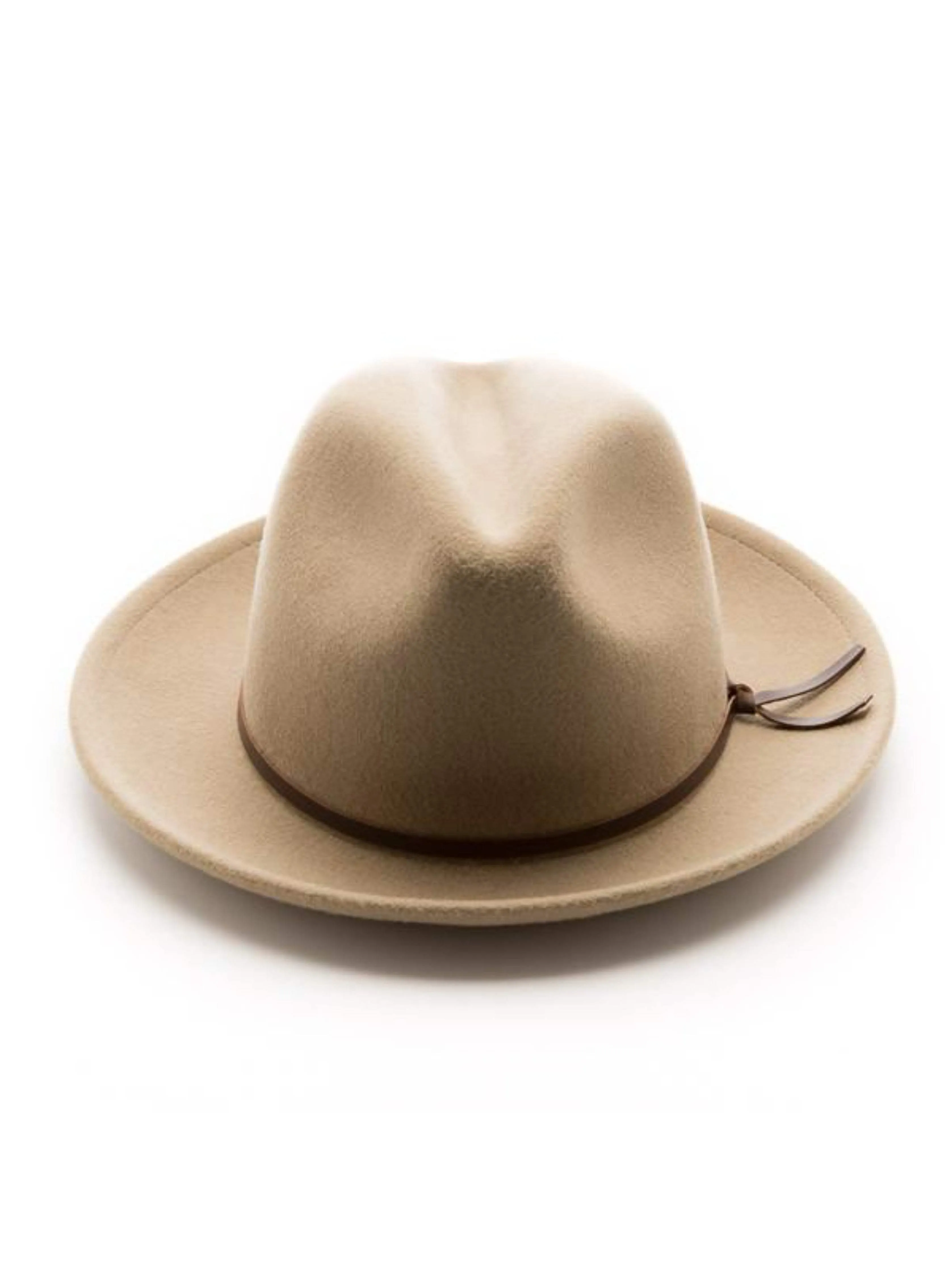 Yellow 108 Luke Fedora - Putty sold by Faherty product image thumbnail 5
