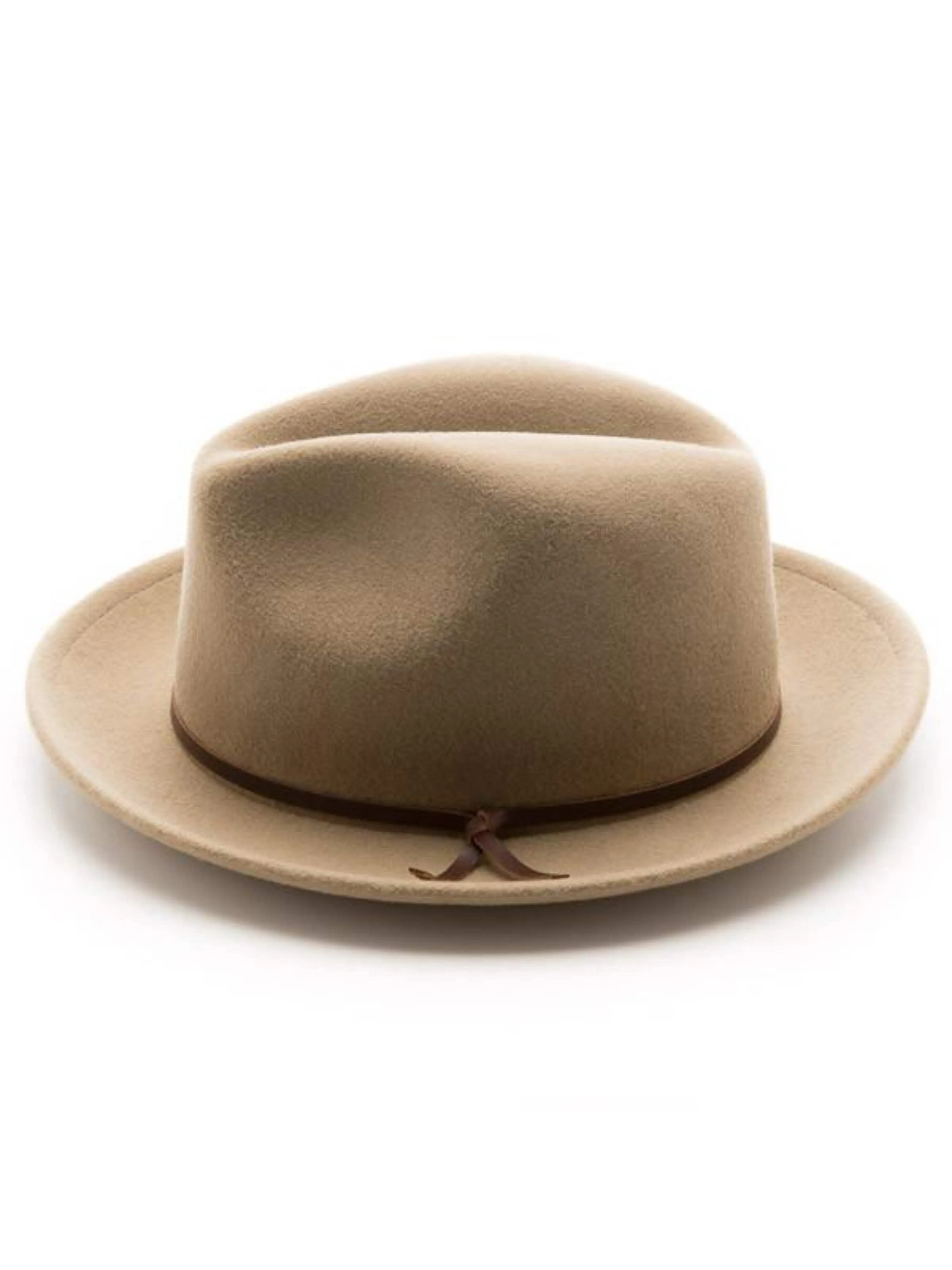 Yellow 108 Luke Fedora - Putty sold by Faherty product image thumbnail 4