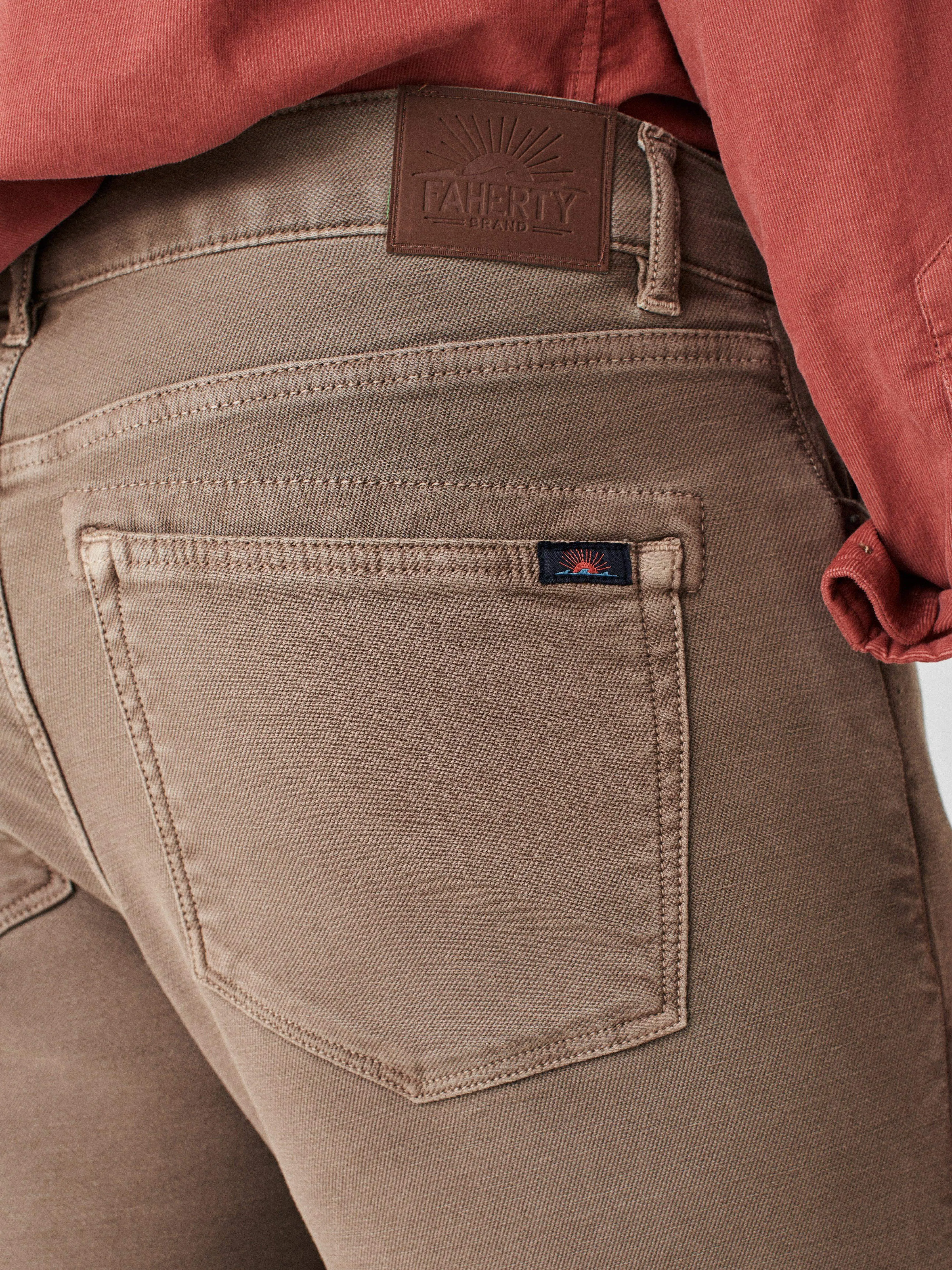 Stretch Terry 5-Pocket Pant Pant - Mountain Cliff sold by Faherty product image thumbnail 4