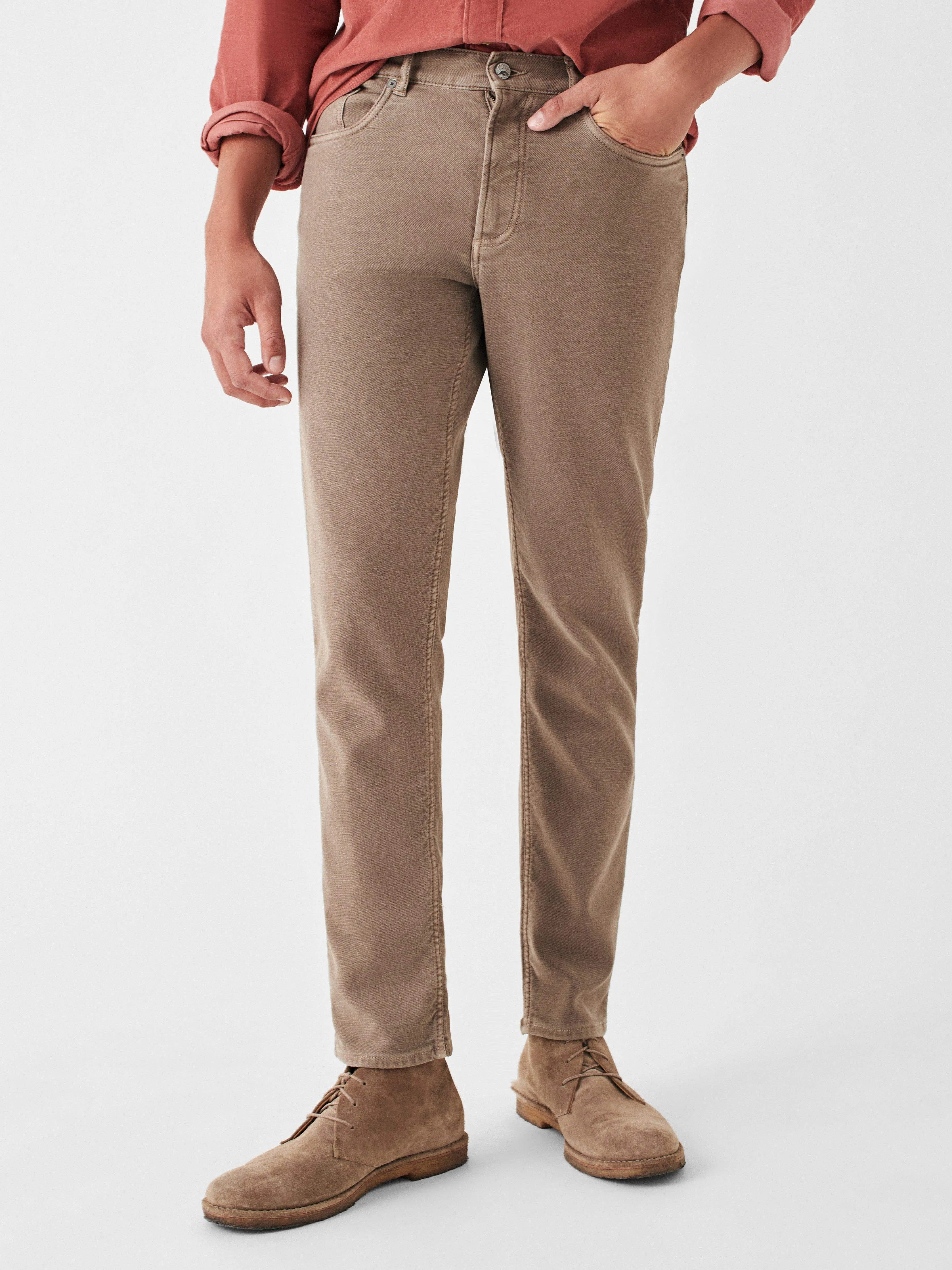 Stretch Terry 5-Pocket Pant Pant - Mountain Cliff sold by Faherty product image thumbnail 2