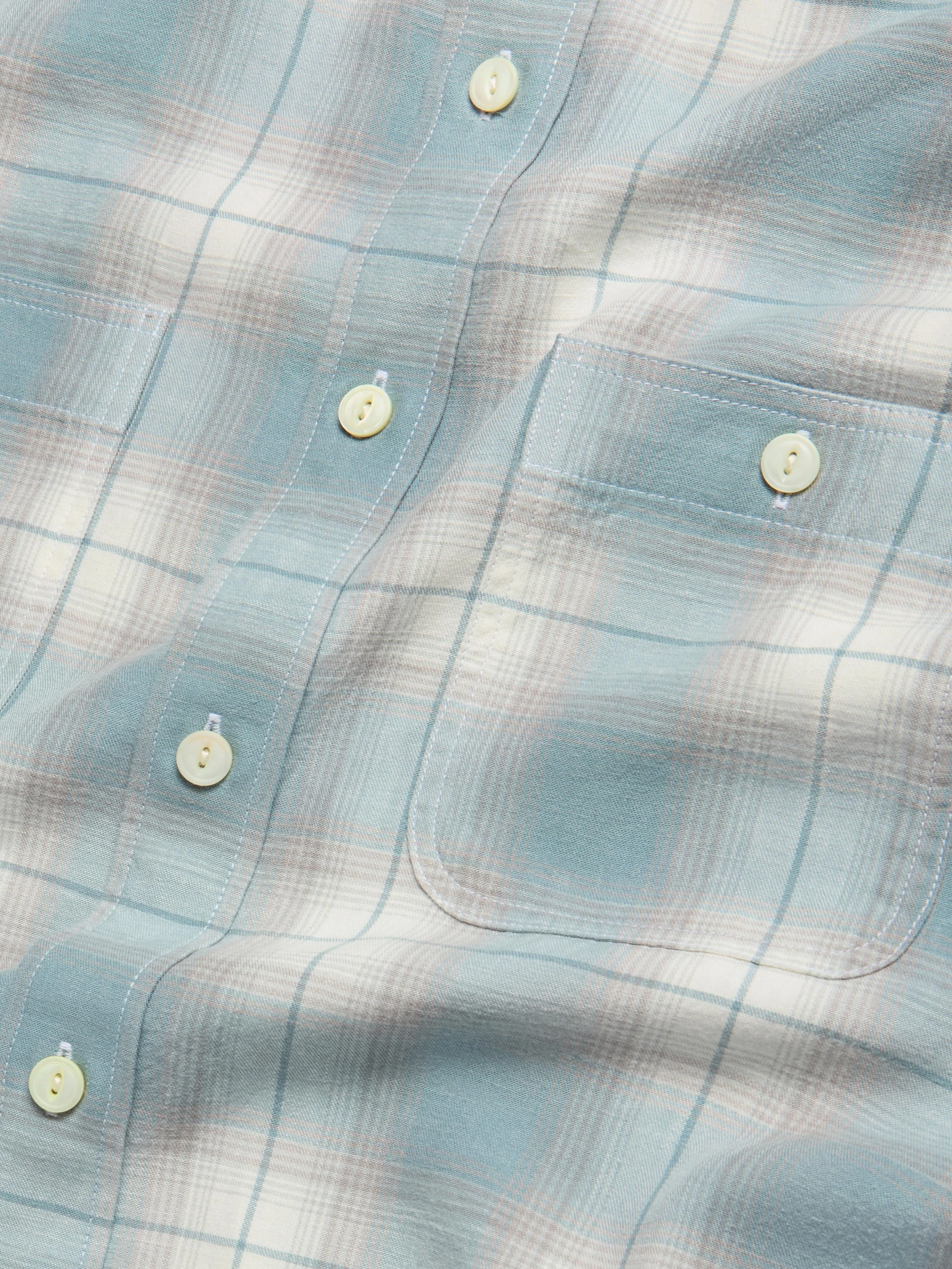 Movement™ Shirt - Sky Shore Plaid sold by Faherty product image thumbnail 2
