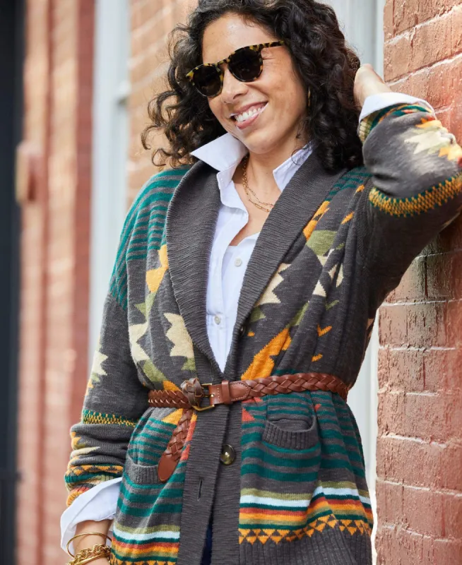 B.YELLOWTAIL Woodland Cardigan - Eagle Peak sold by Faherty