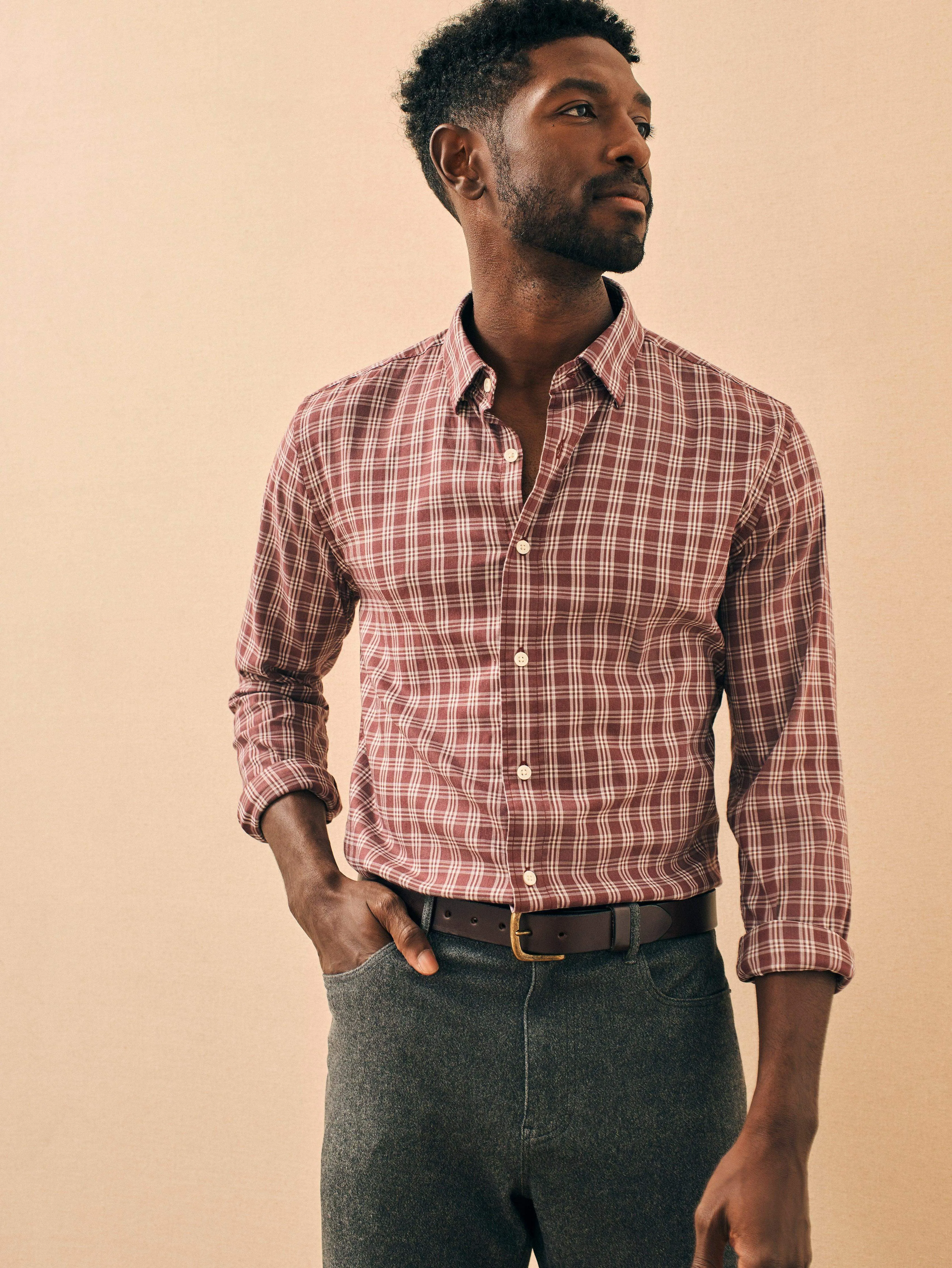 Movement™ Shirt - Brick Roads Plaid sold by Faherty