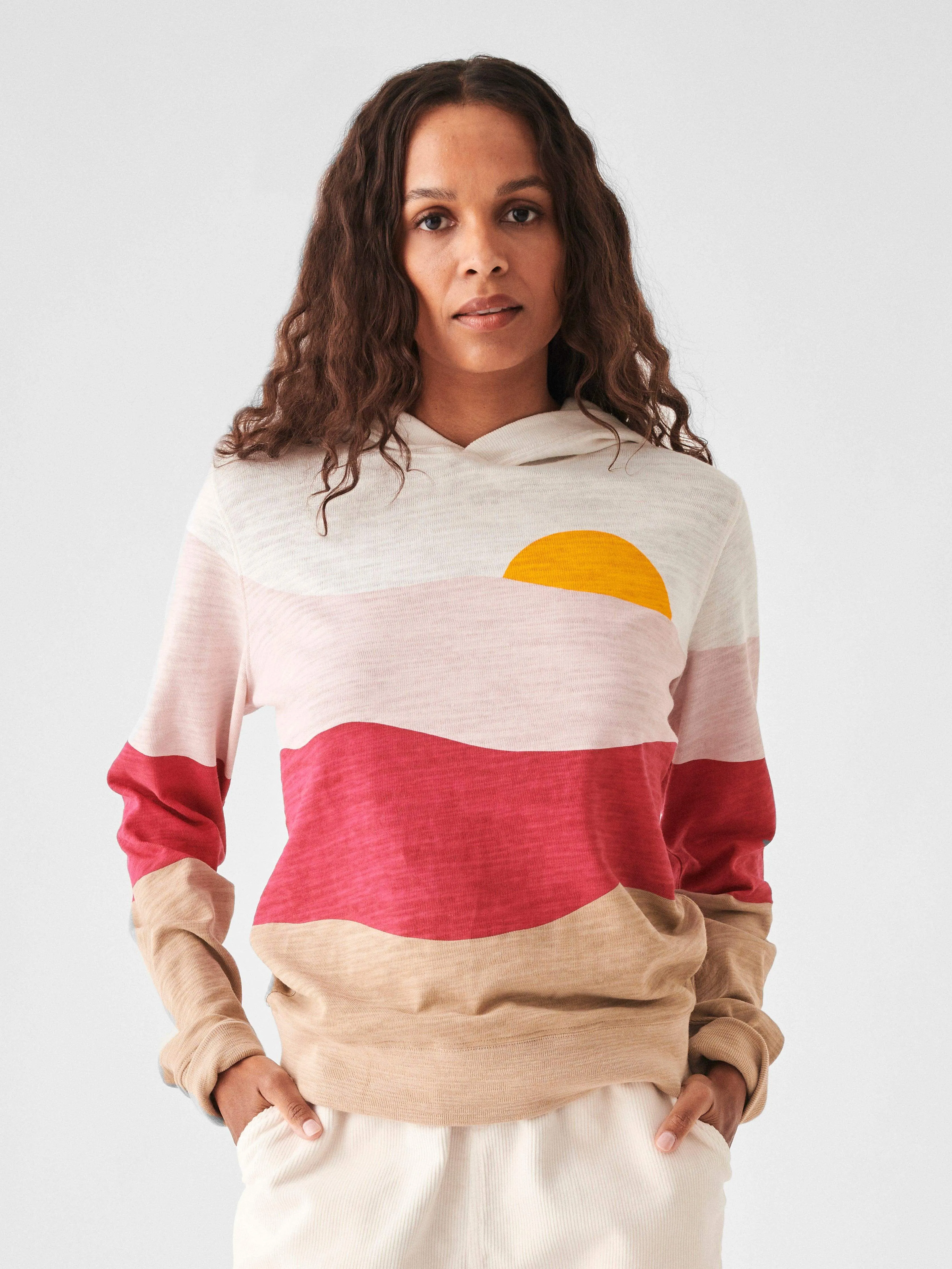 Sun & Wave™ Hoodie - Azores sold by Faherty