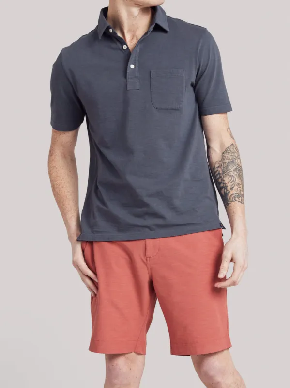 Sunwashed Polo - Navy sold by Faherty
