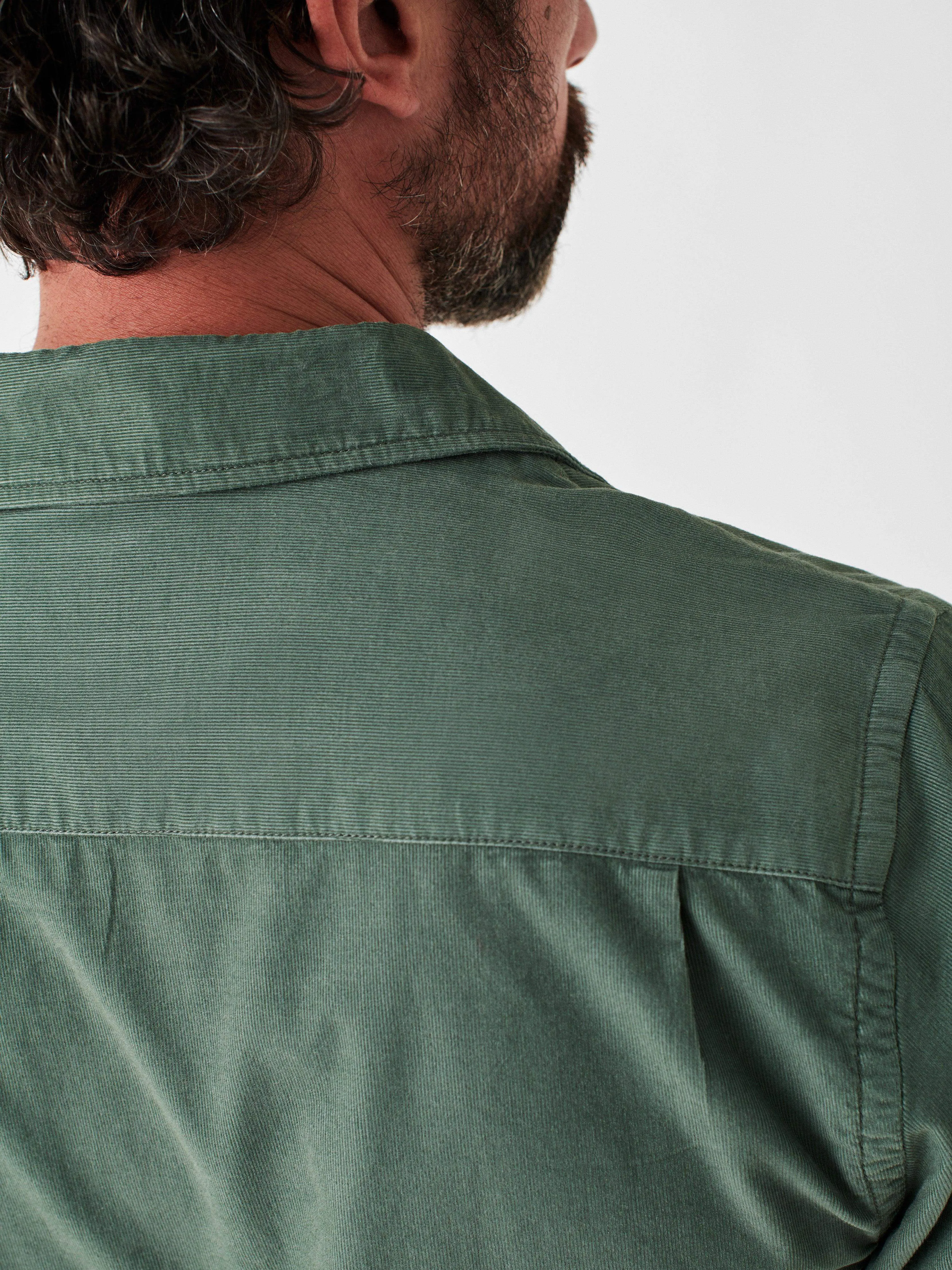 Stretch Corduroy Shirt - Laurel Wreath sold by Faherty product image thumbnail 5