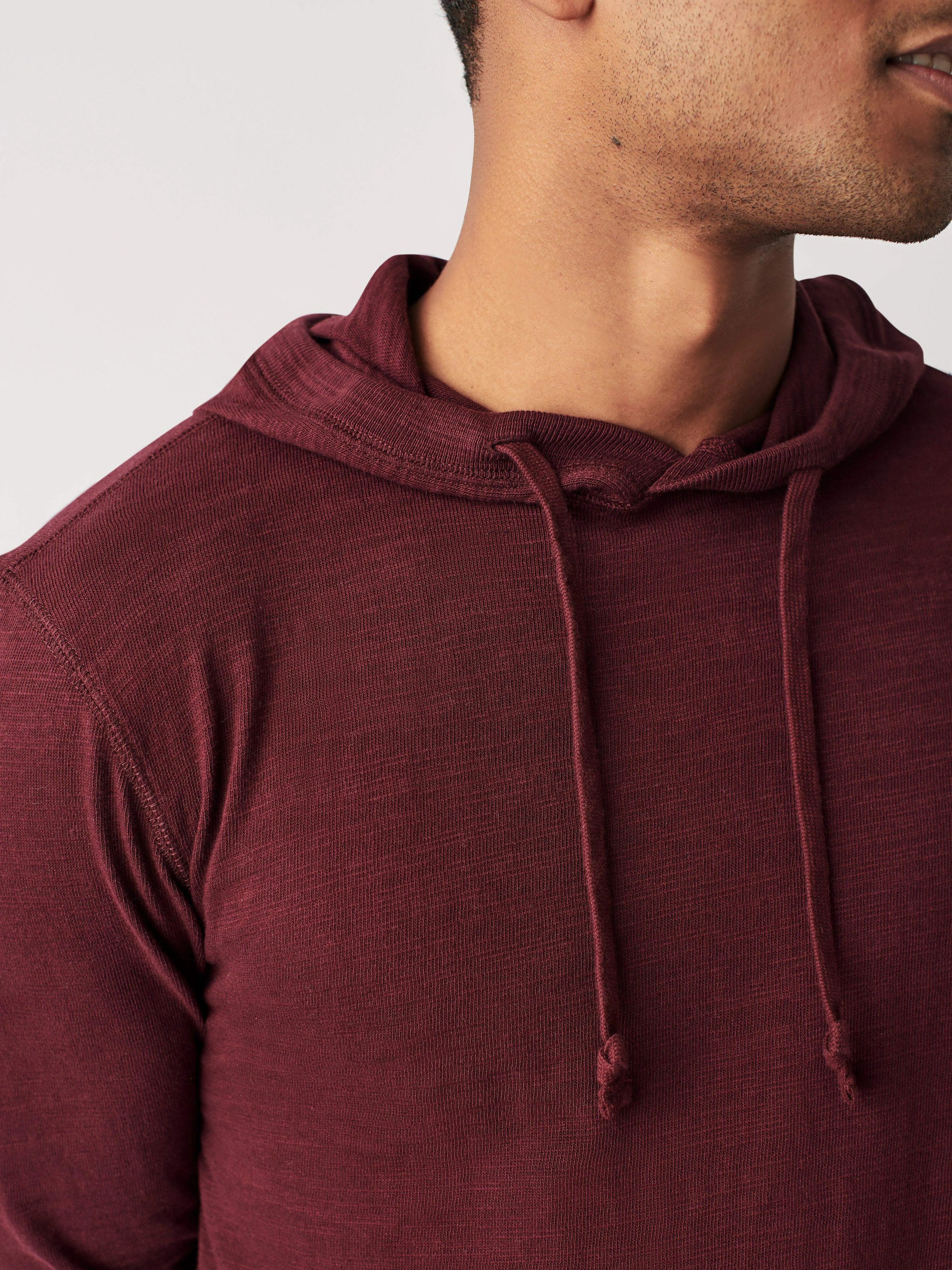 Sunwashed Slub Hoodie - Vineyard Wine sold by Faherty product image thumbnail 2