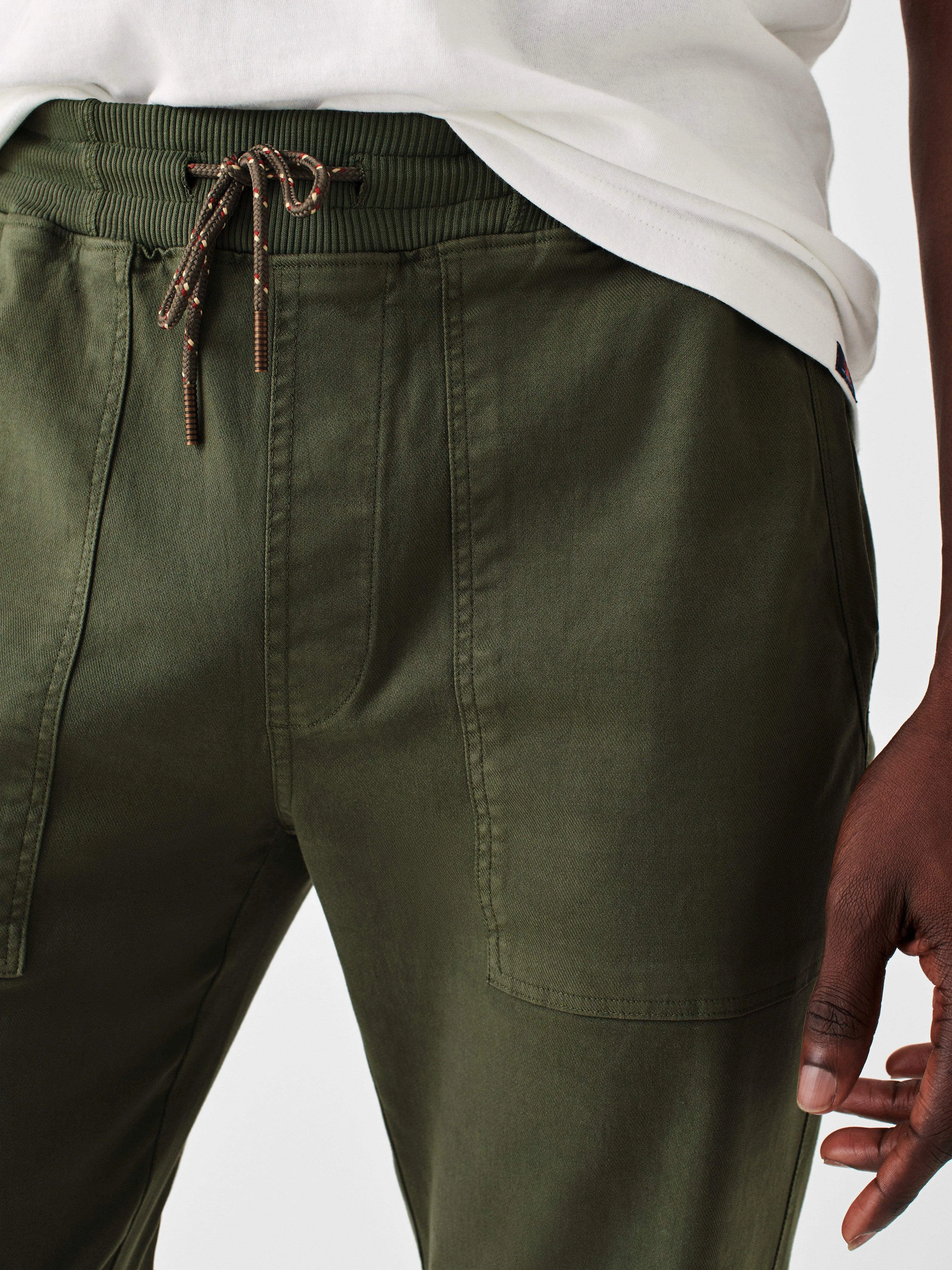 Traveler Pant - Deep Olive sold by Faherty product image thumbnail 3
