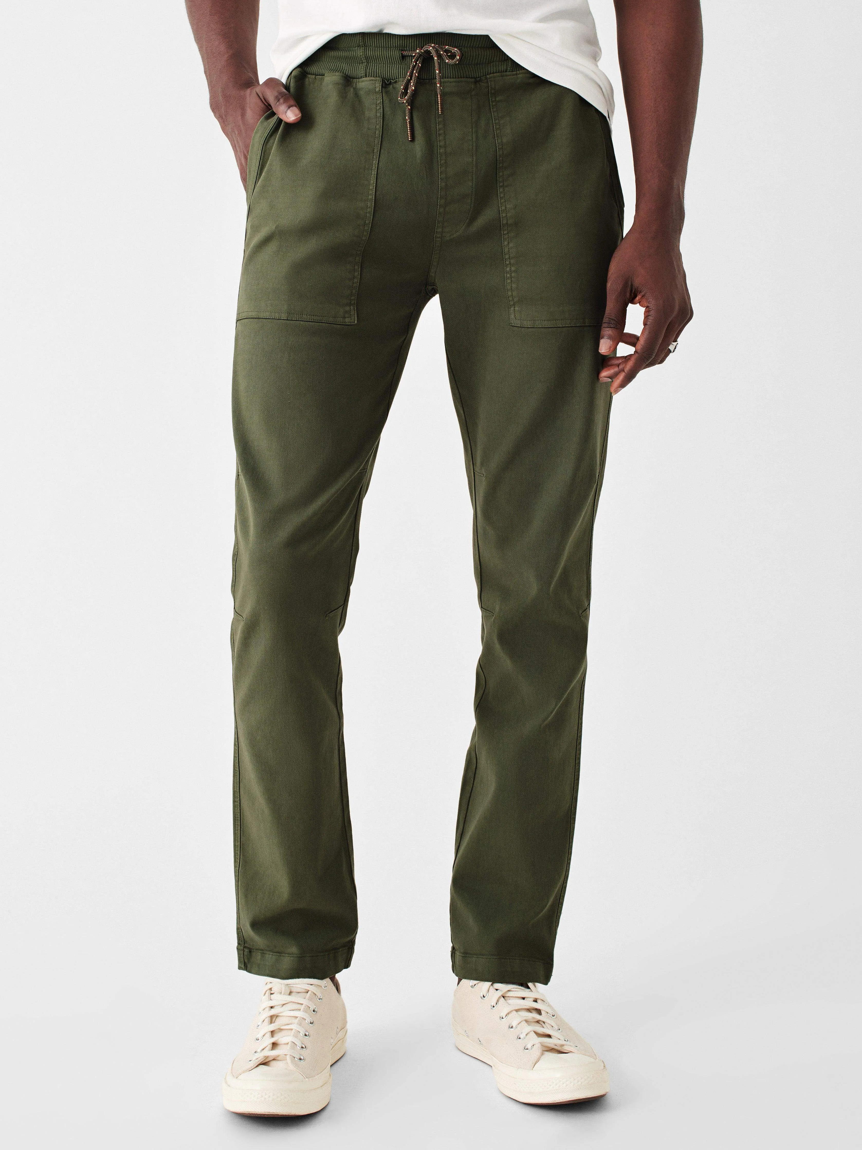 Traveler Pant - Deep Olive sold by Faherty product image thumbnail 2