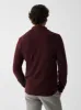 Legend™ Sweater Shirt - Burgundy Black Twill sold by Faherty