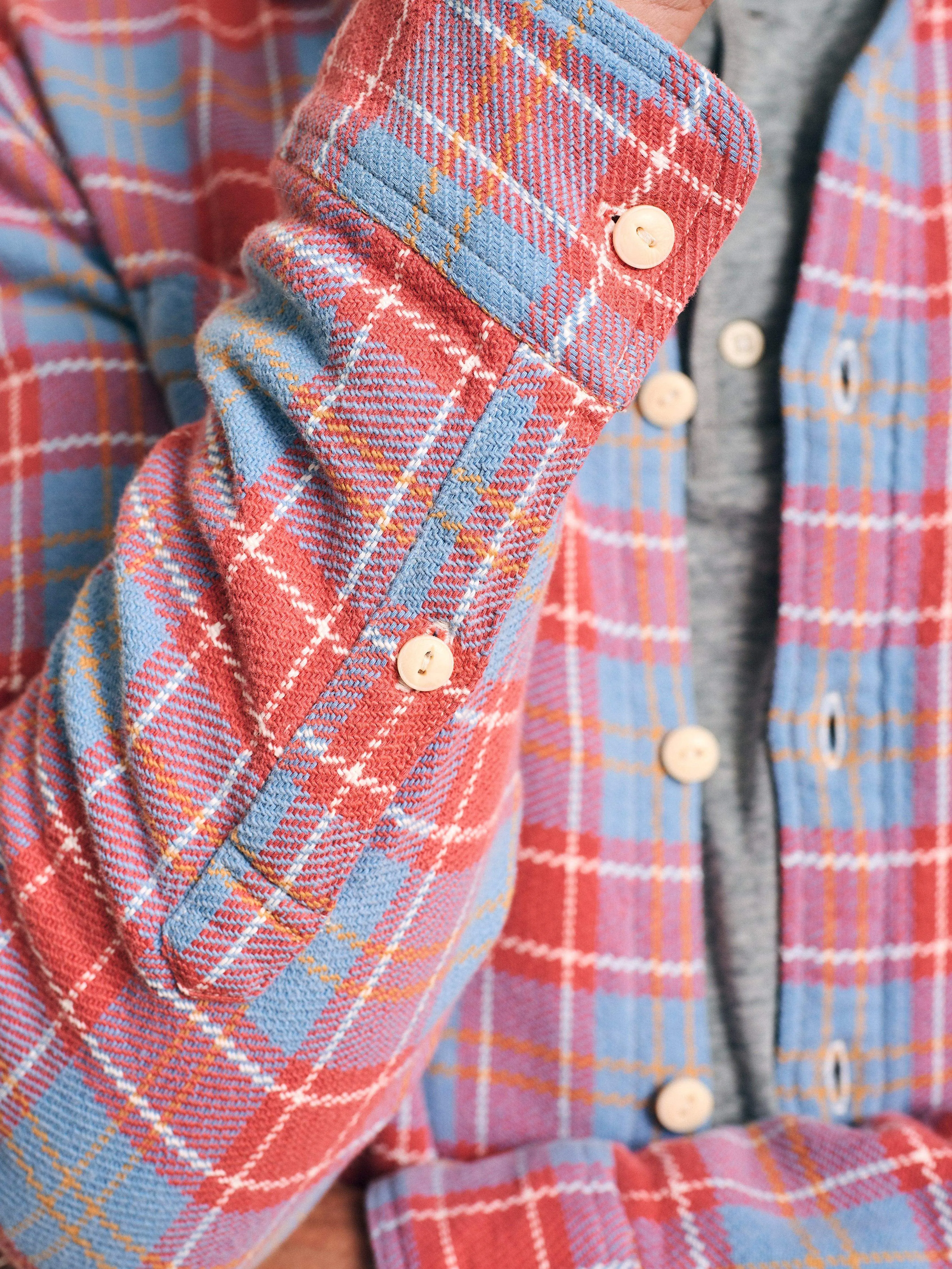 The Surf Flannel - Brick River Plaid sold by Faherty product image thumbnail 3
