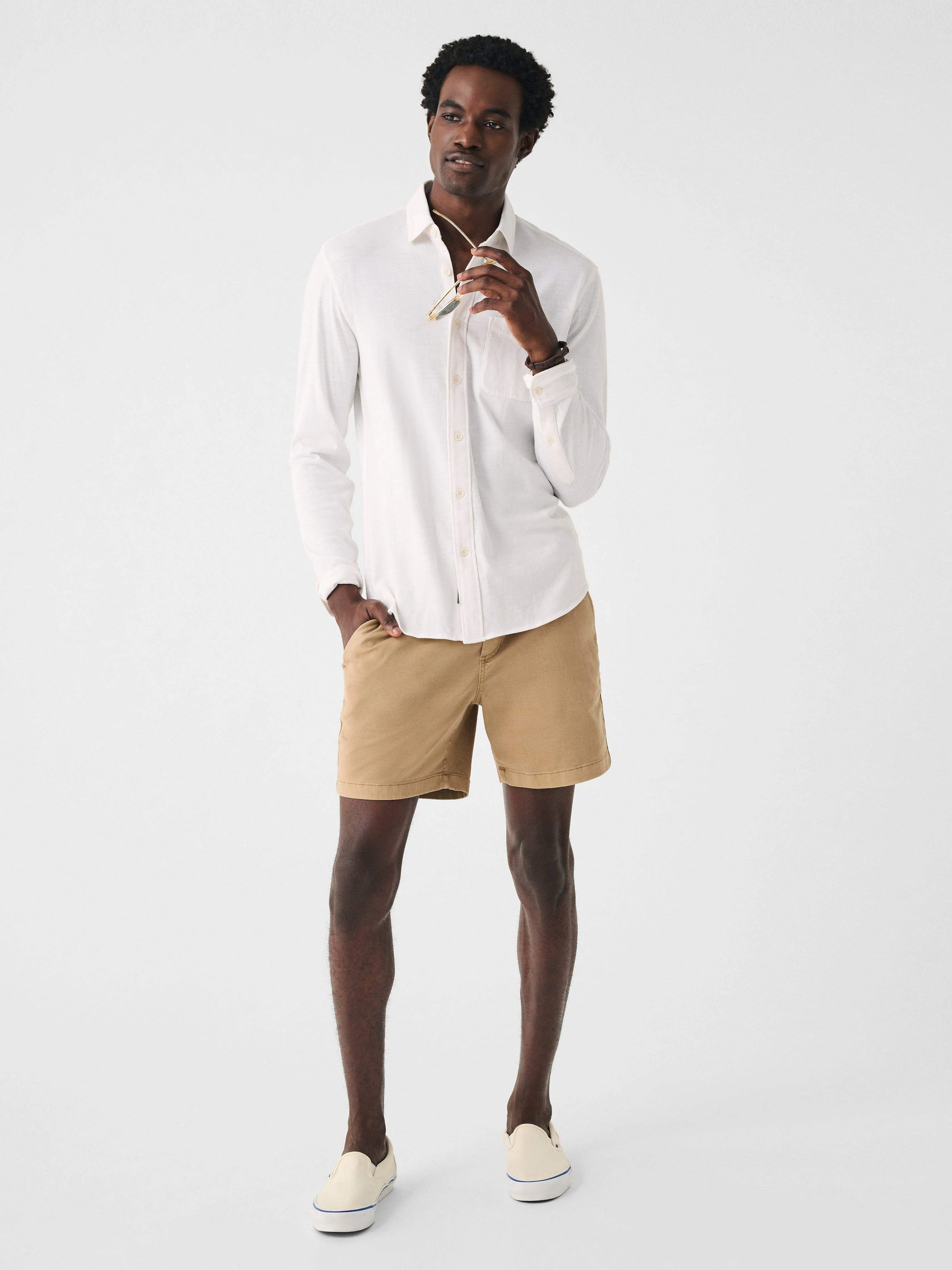 Essential Drawstring Short (6.5" Inseam) - Oakwood sold by Faherty product image thumbnail 2