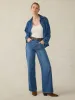 Saturday Denim Wide Leg - Indigo Coast Wash sold by Faherty