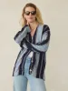 Dockside Cardigan - Tide Line Stripe sold by Faherty