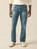 Organic Cotton Slim Straight Denim - East Lake Wash sold by Faherty
