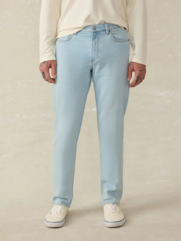 Stretch Terry Indigo 5 Pocket - Riverbend Wash sold by Faherty