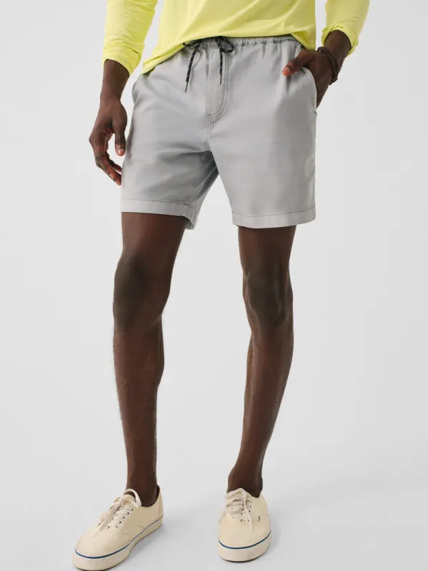 Essential Drawstring Short (6.5" Inseam) - Rocky Grey sold by Faherty