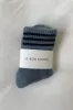 Le Bon Shoppe Girlfriend Socks - Indigo sold by Faherty