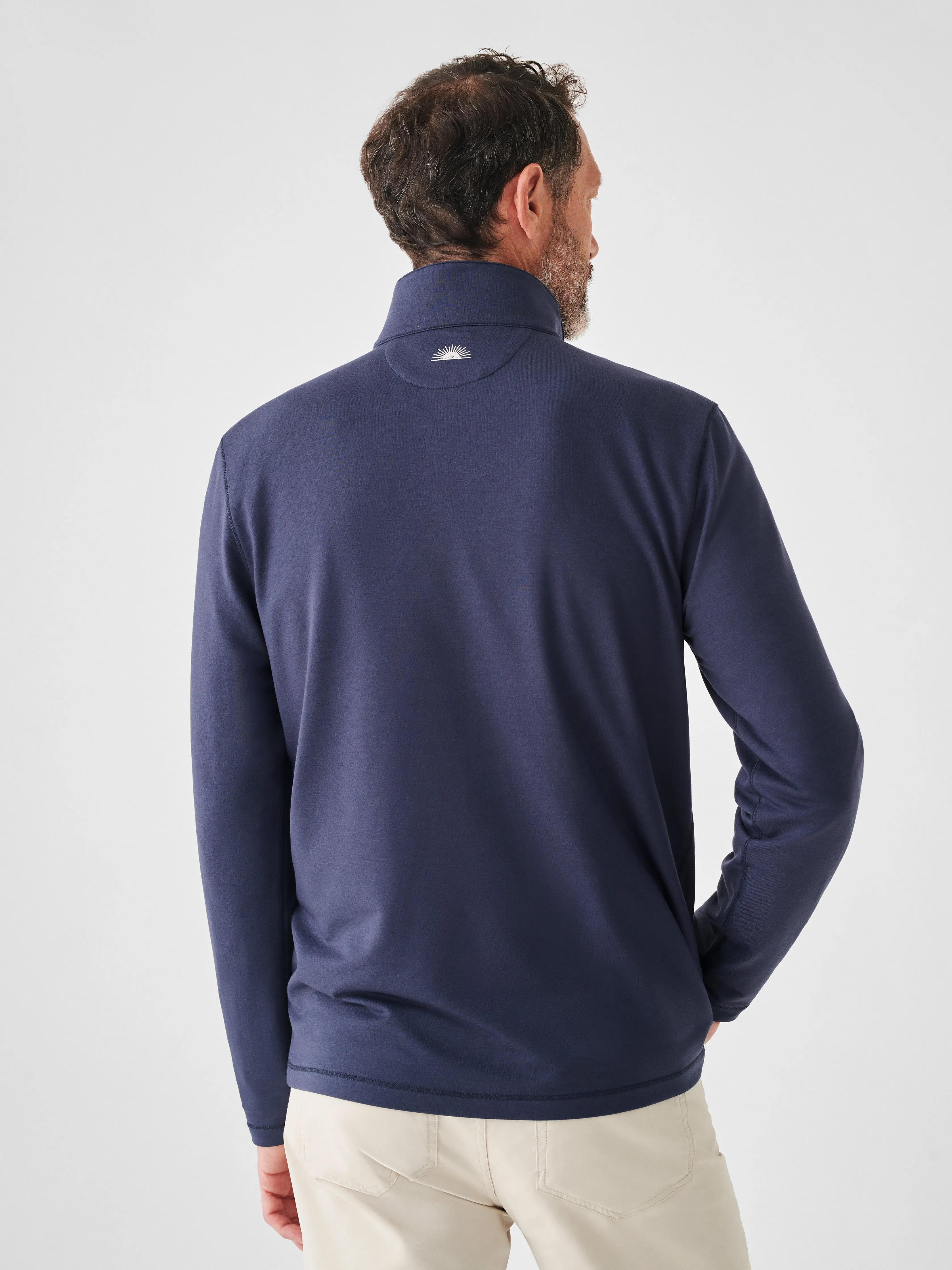 Movement™ Quarter Zip - Blue Nights sold by Faherty product image thumbnail 5