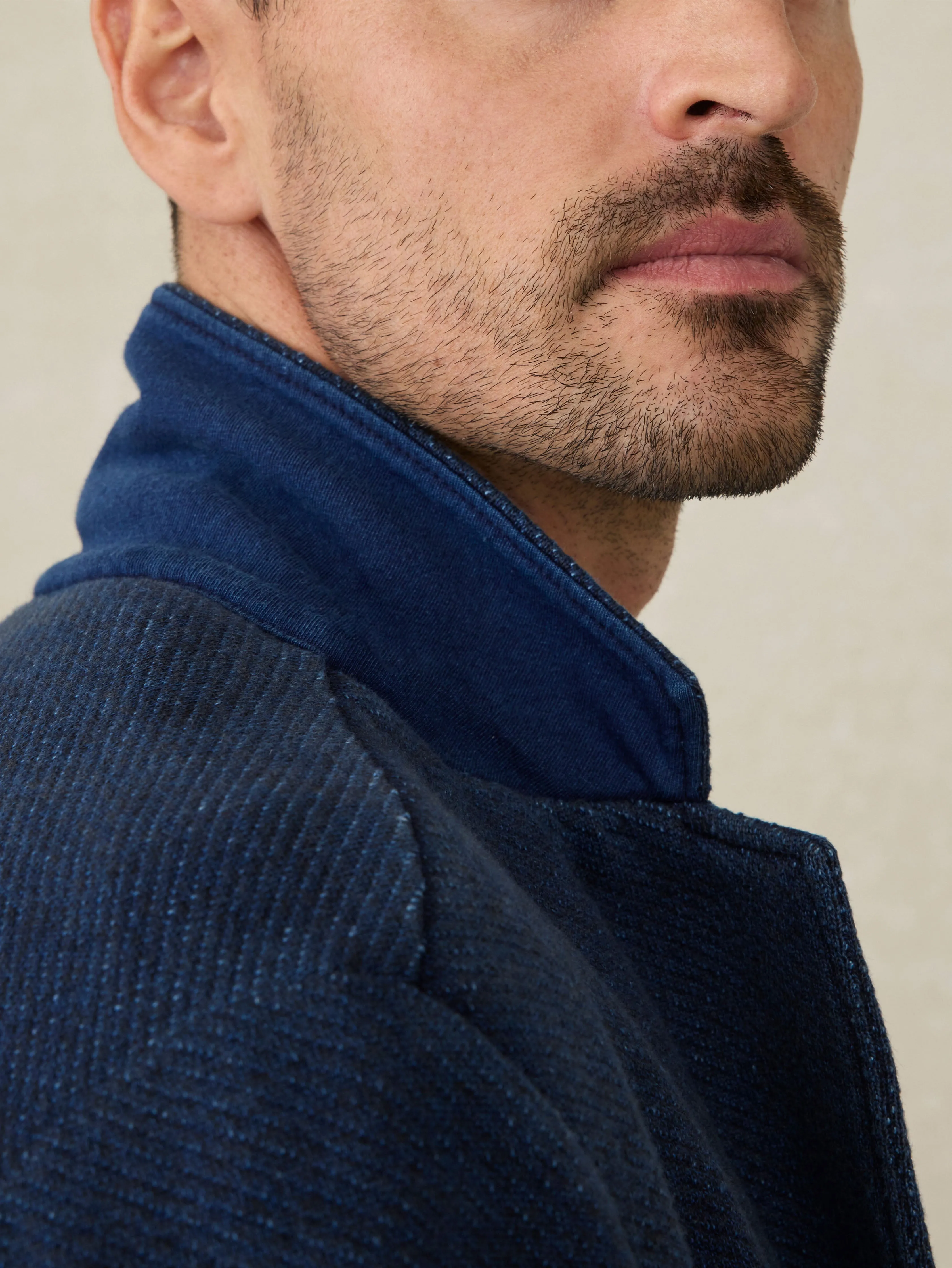 Inlet Knit Blazer (Short) - Hendricks Indigo Wash sold by Faherty product image thumbnail 2
