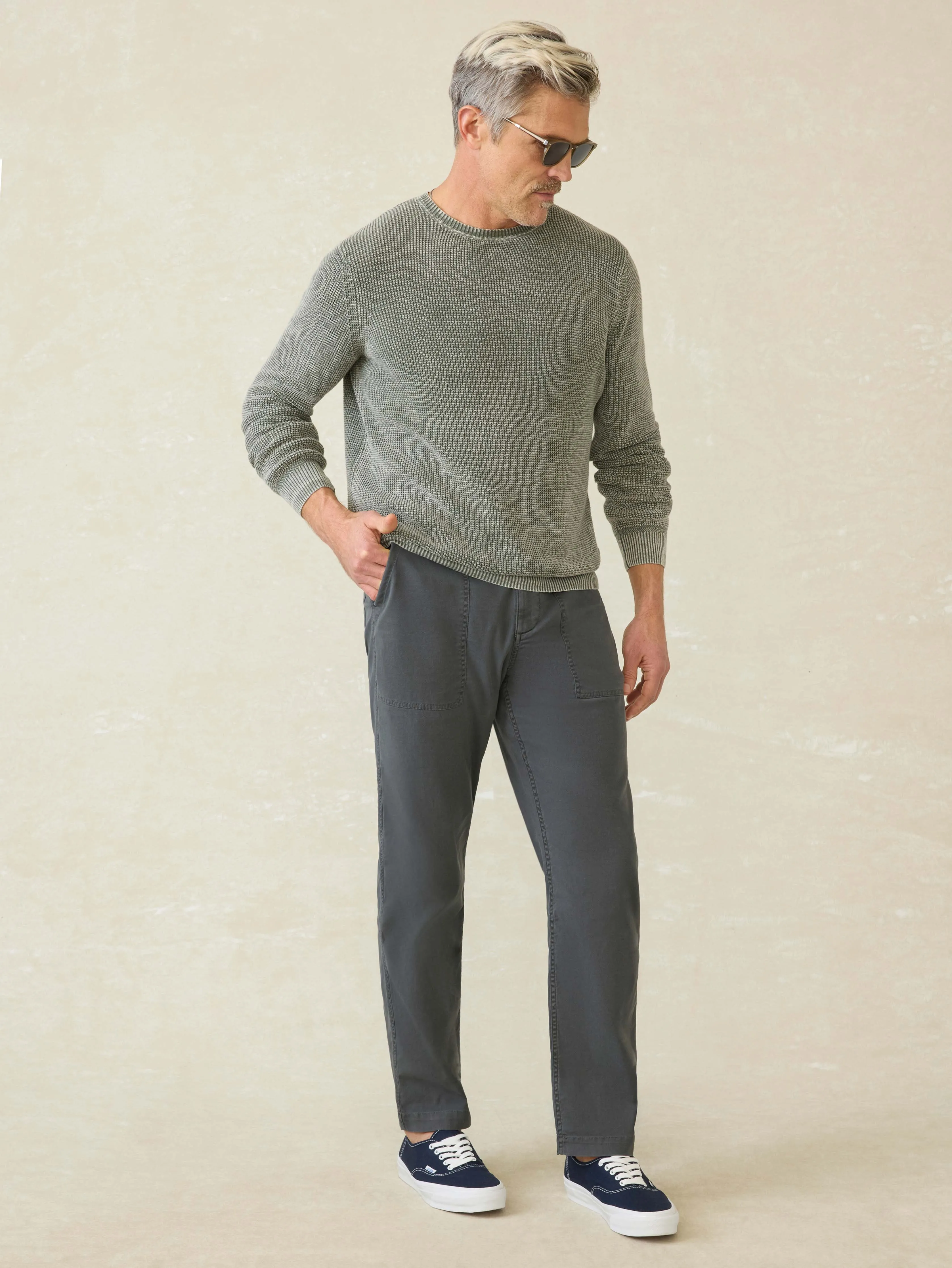 Dune Utility Pant - Graphite Tide sold by Faherty product image thumbnail 3
