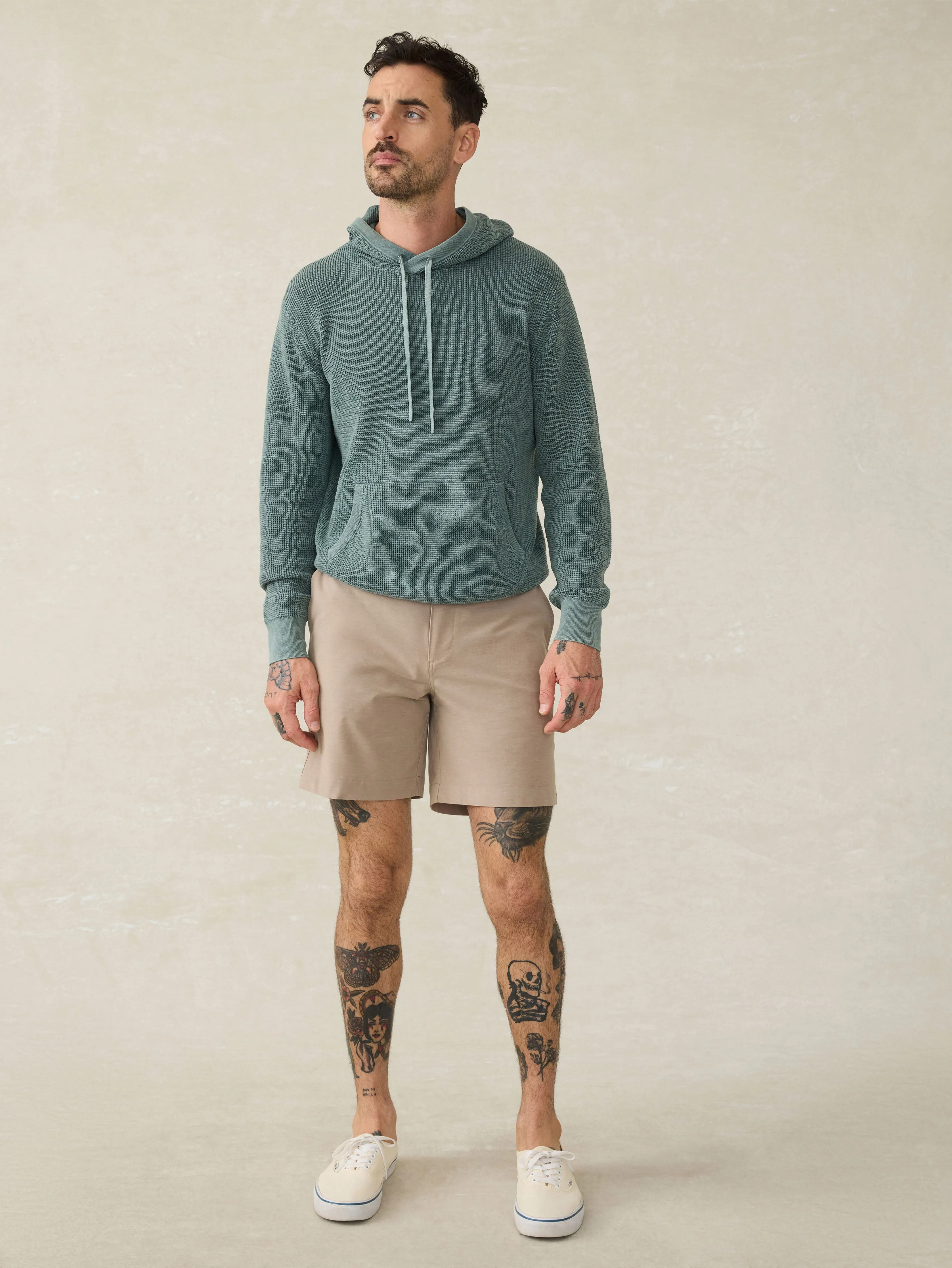 All Day™ Short 2.0 (7") - Khaki sold by Faherty product image thumbnail 3