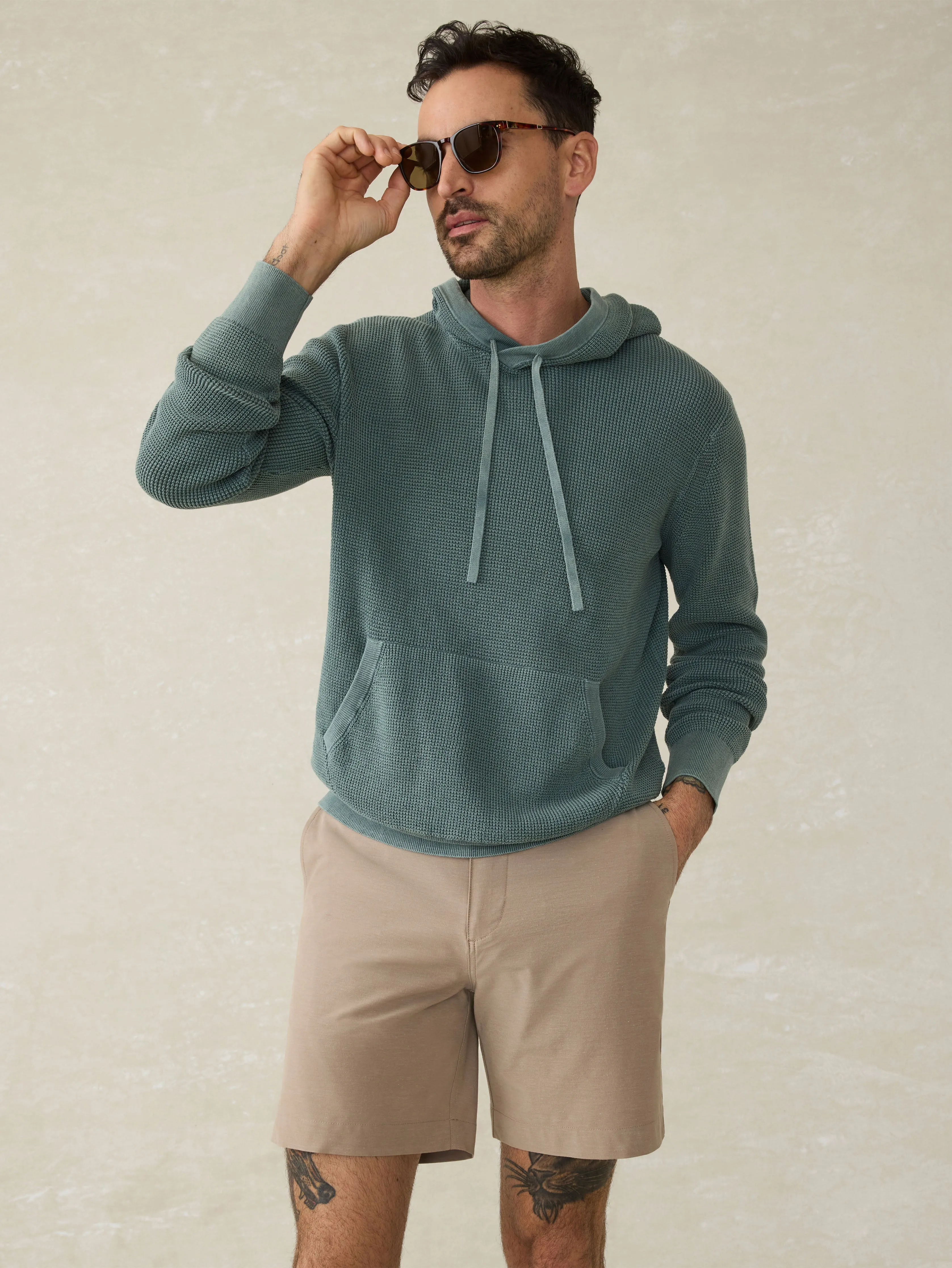 All Day™ Short 2.0 (7") - Khaki sold by Faherty product image thumbnail 2