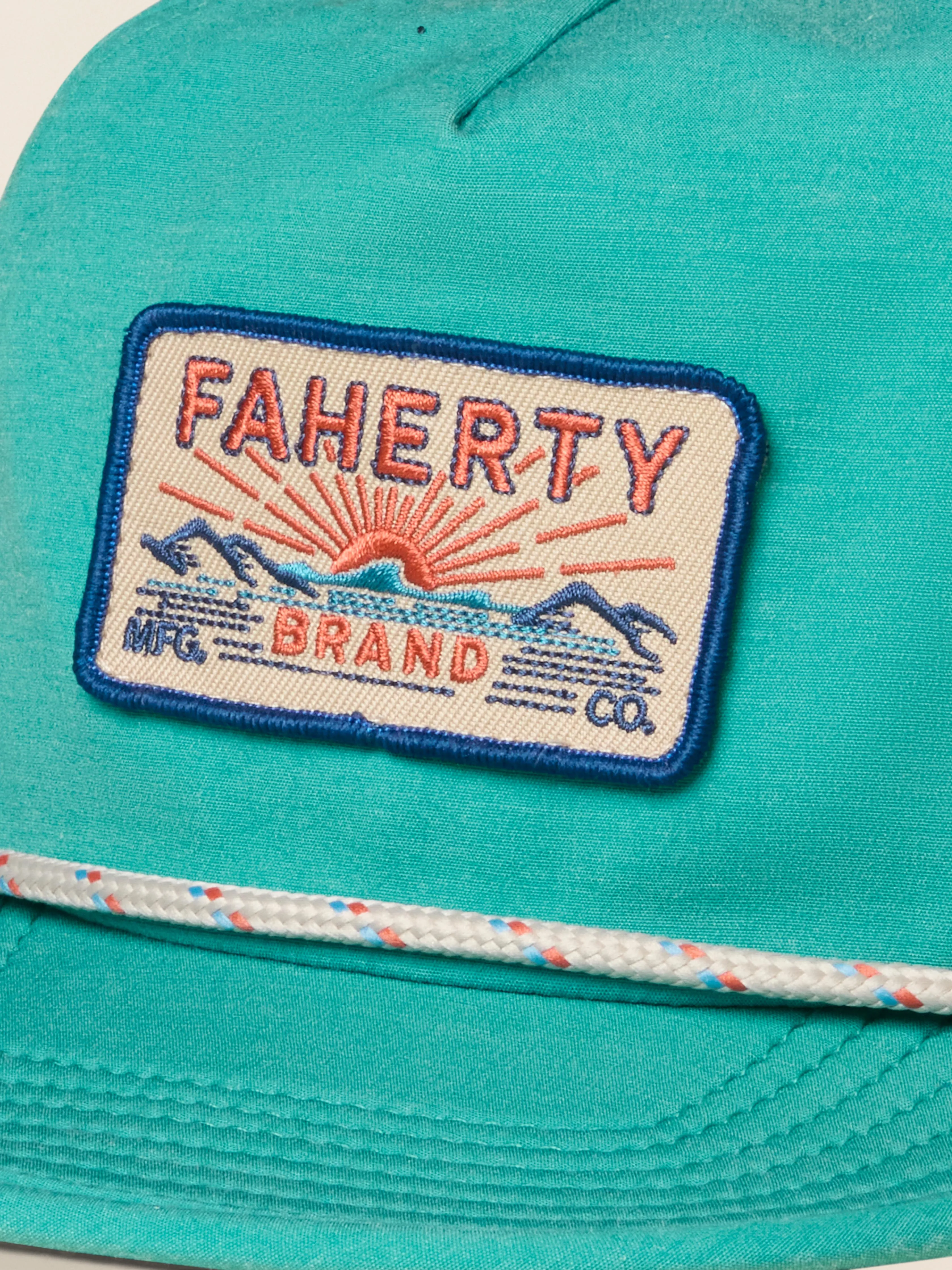 All Day™ Corded Hat - Teal Sea sold by Faherty product image thumbnail 2