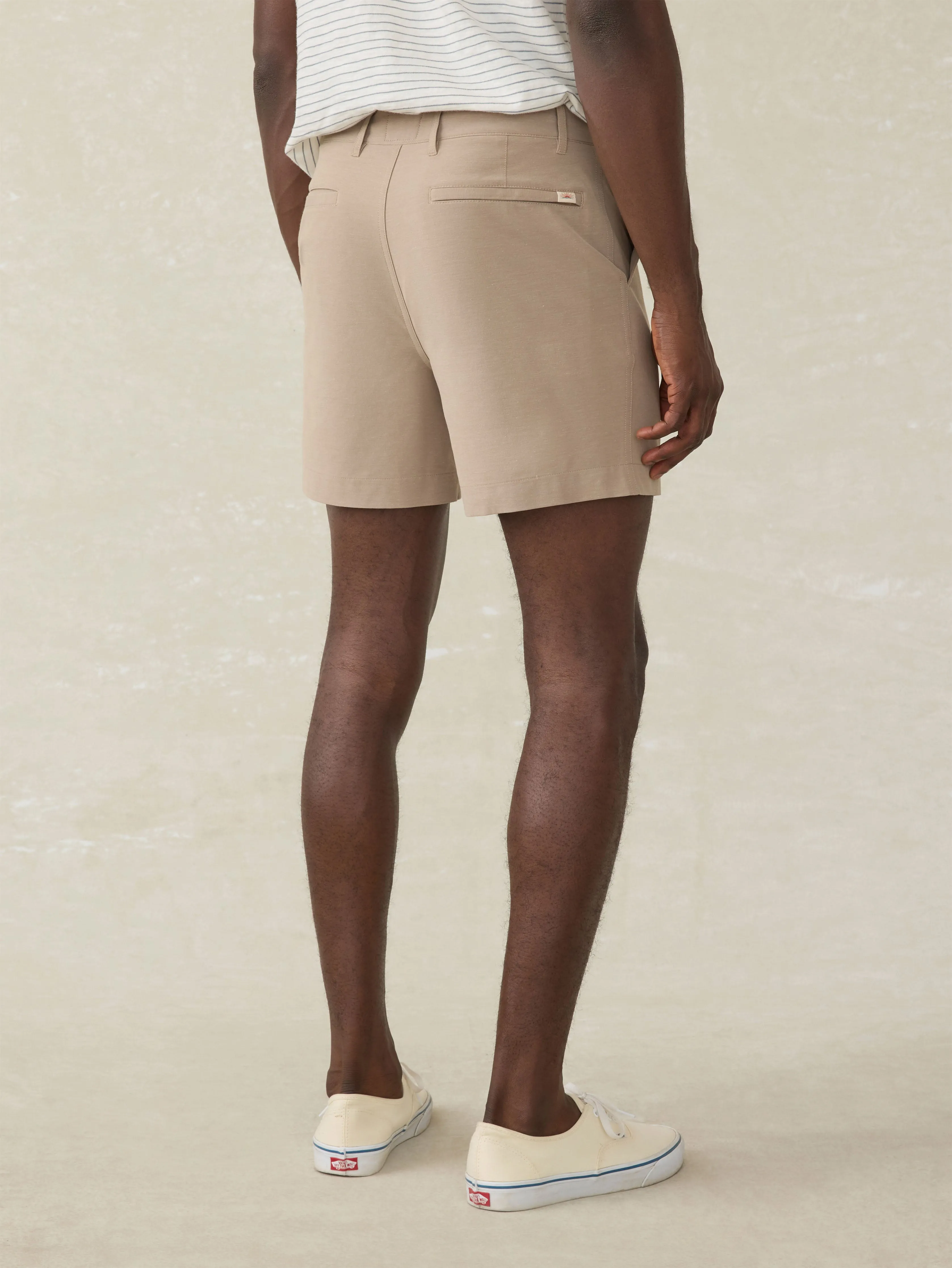 All Day™ Short 2.0 (5") - Khaki sold by Faherty product image thumbnail 5