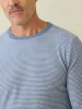 Movement™ Crewneck Sweater - Coastal Shore Stripe sold by Faherty