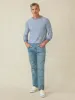 Movement™ Crewneck Sweater - Coastal Shore Stripe sold by Faherty